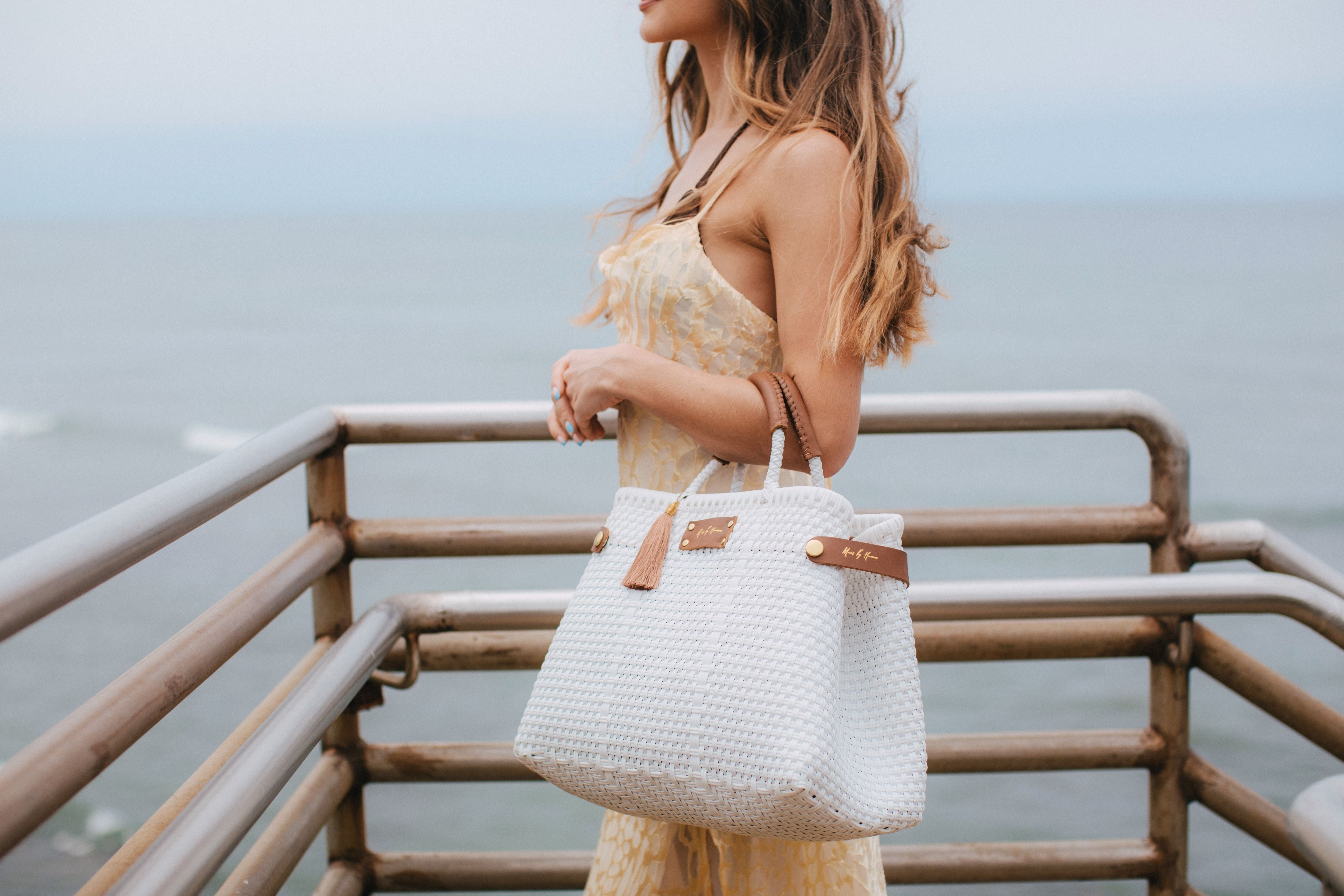 convertible luxury resort bags by Mavis by Herrera