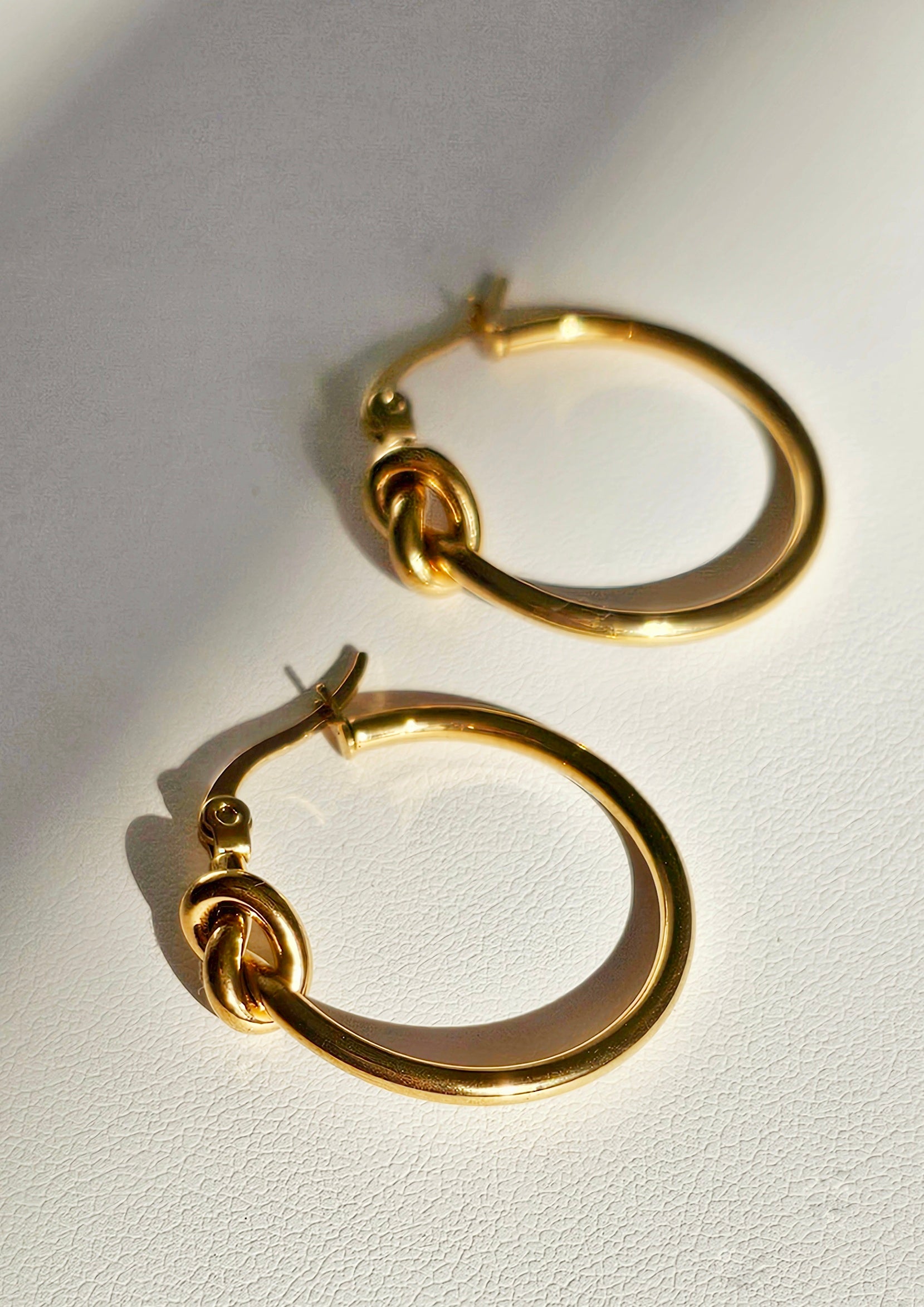 Love Knot Hoop Earrings