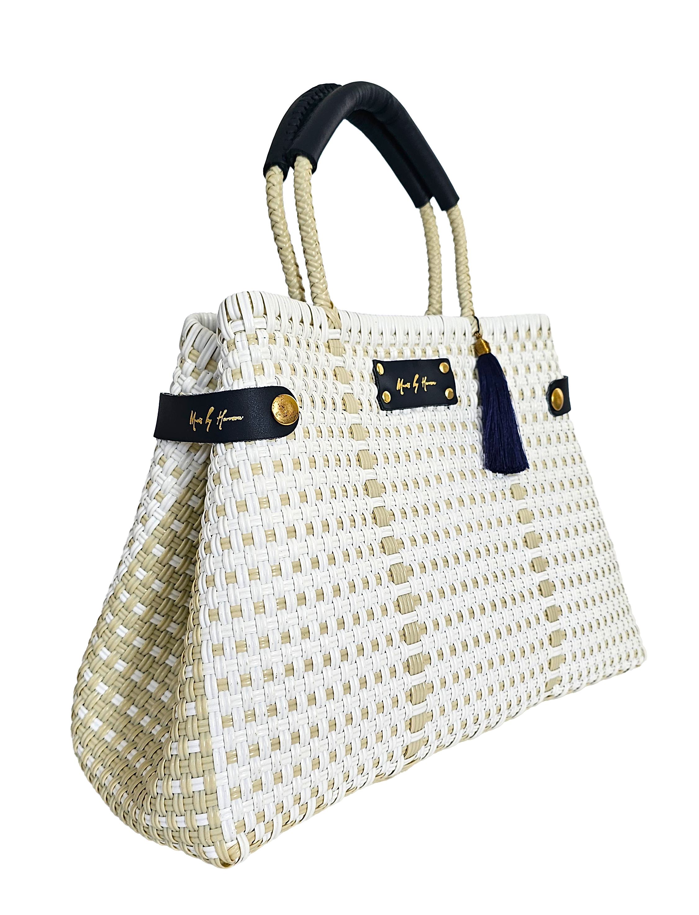 Less Pollution Convertible Handbag- Capri Ivory