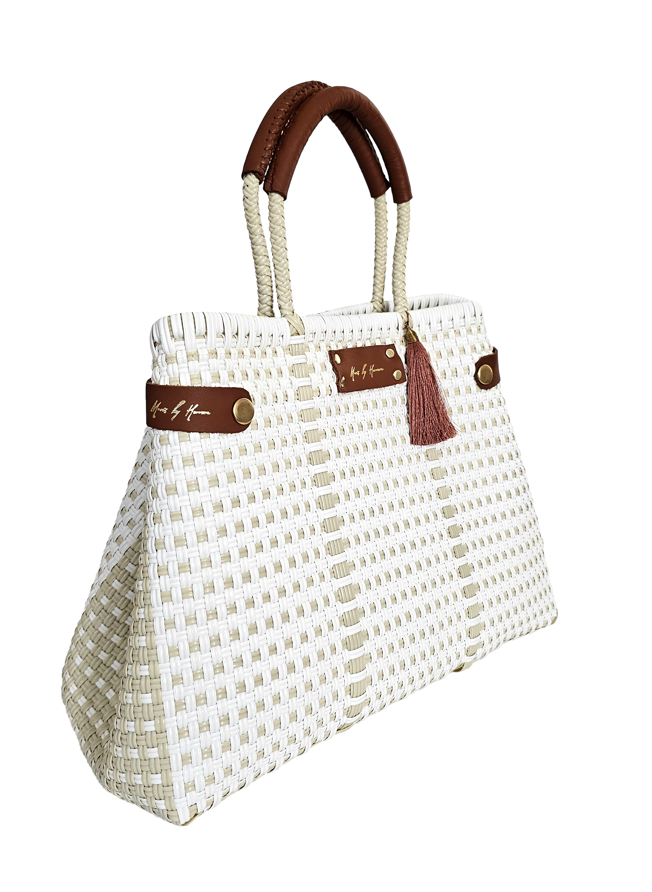 Less Pollution Convertible Handbag- Capri Ivory