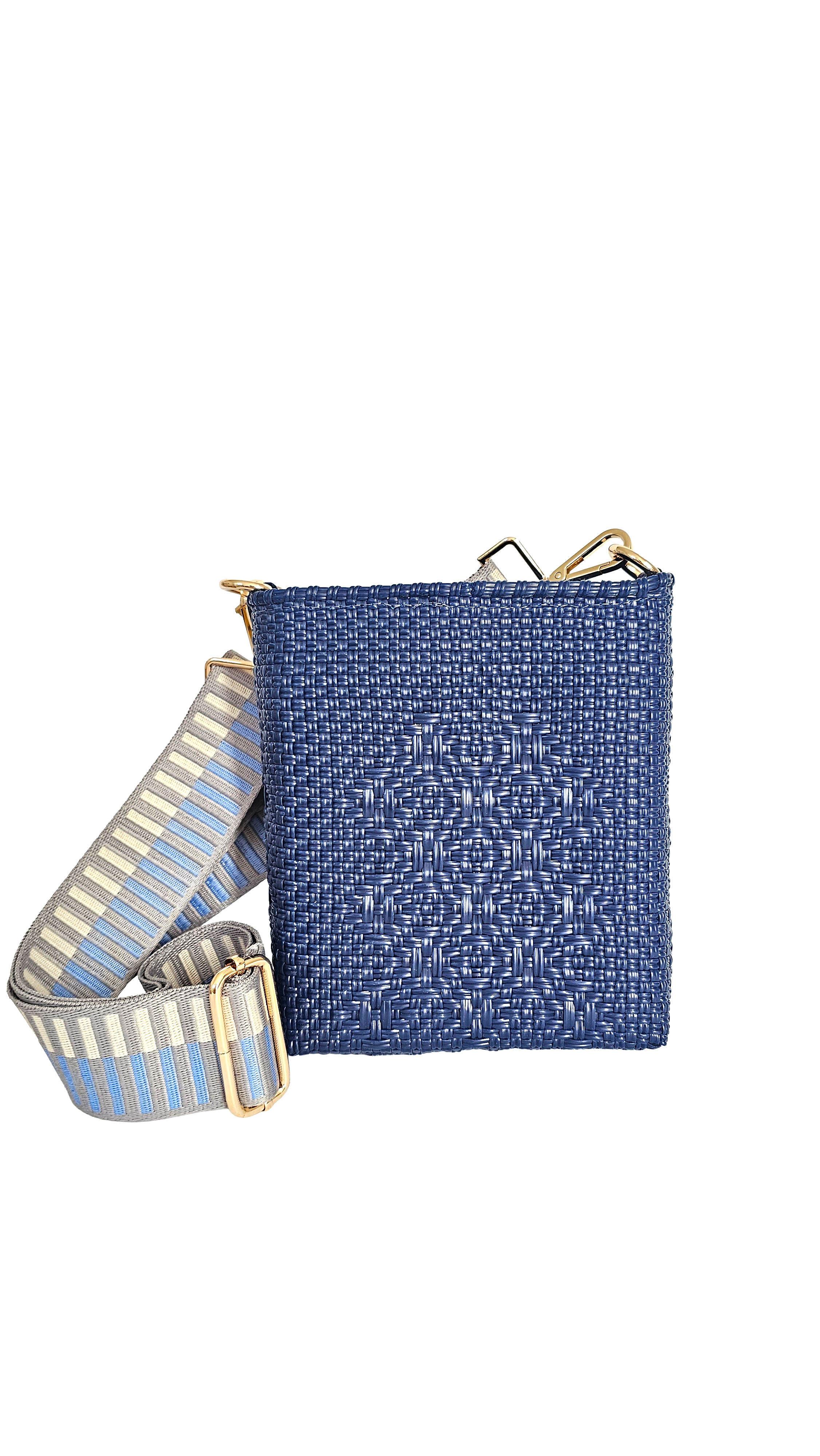 Milano Slim Crossbody Bag - Navy Blue