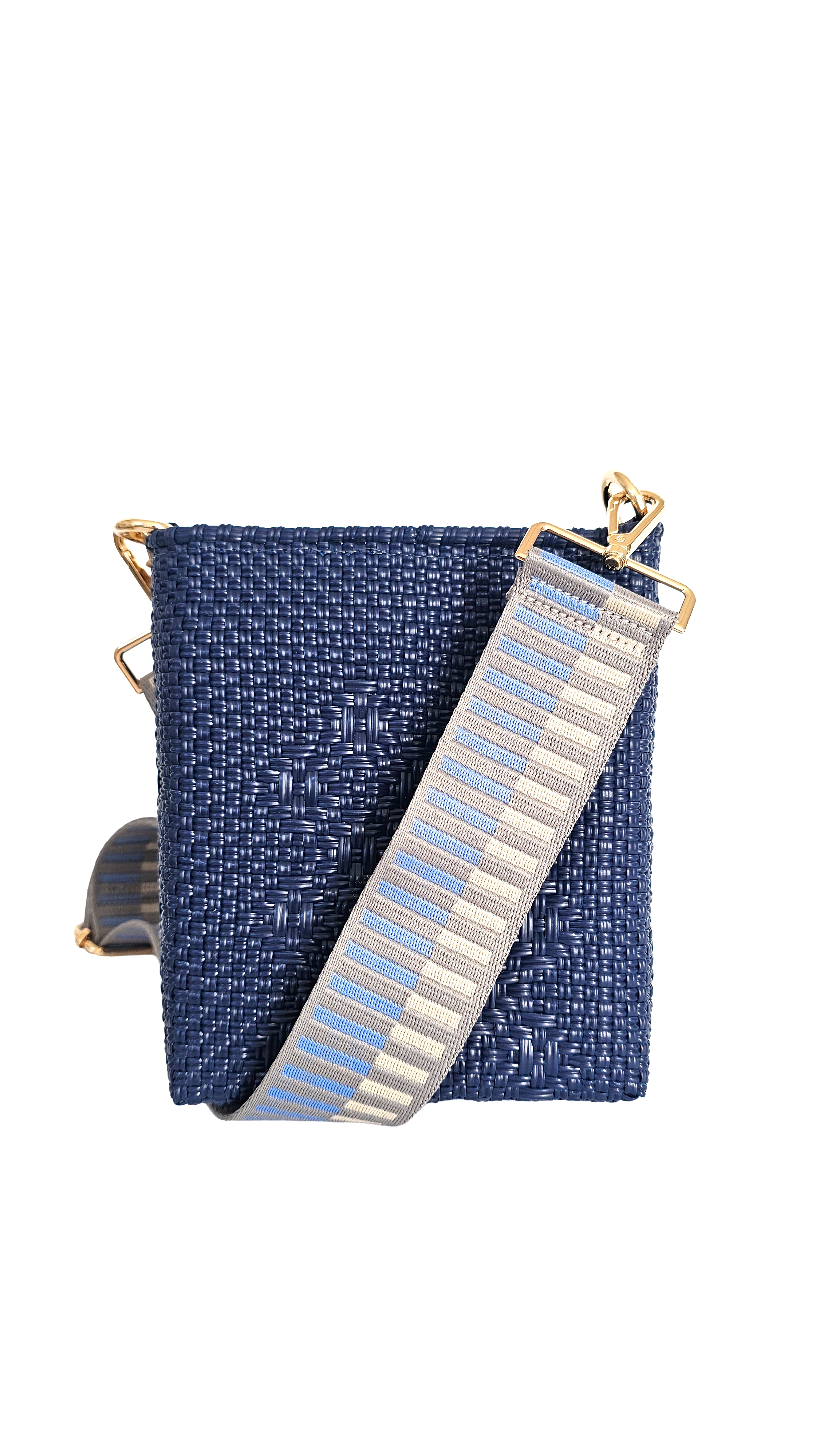 Milano Slim Crossbody Bag - Navy Blue