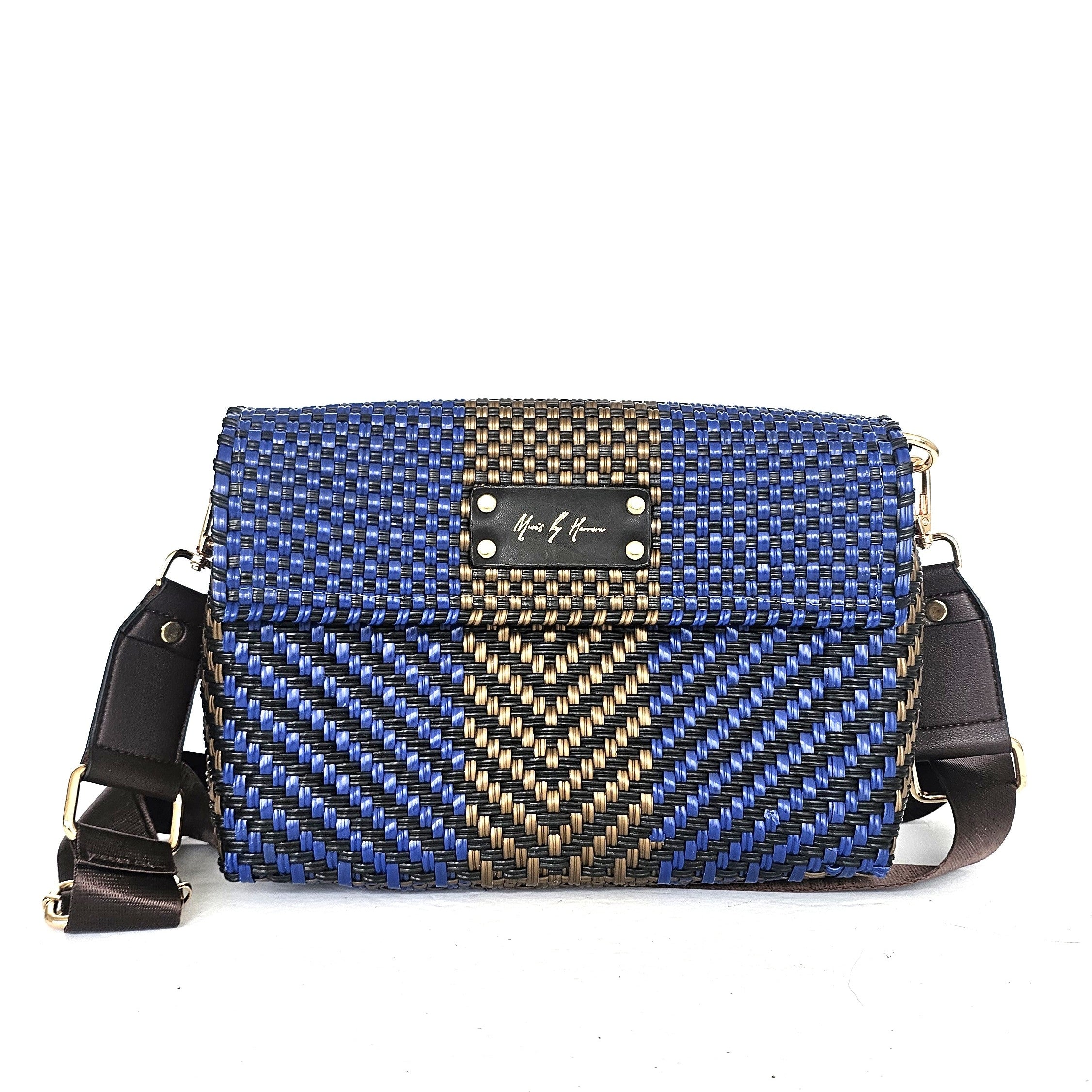 MBH Crossbody Bag - Blue Gold