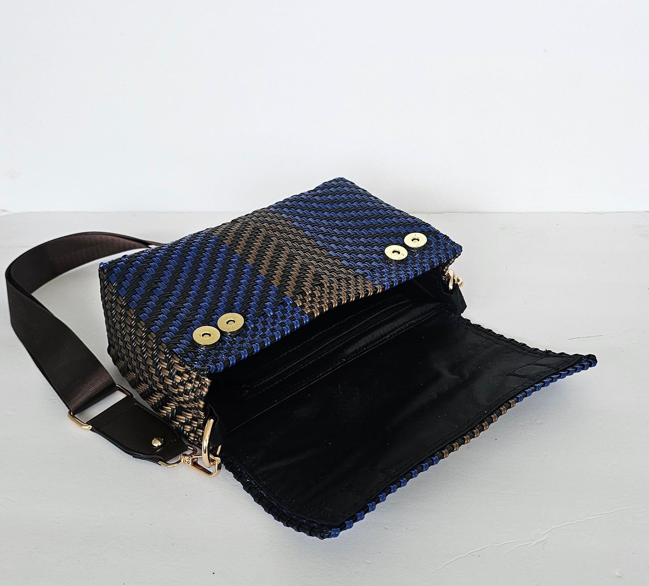 MBH Crossbody Bag - Blue Gold