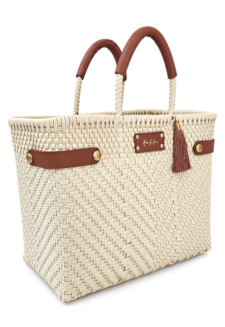 Less Pollution Convertible Handbag to Tote- Isola Ivory