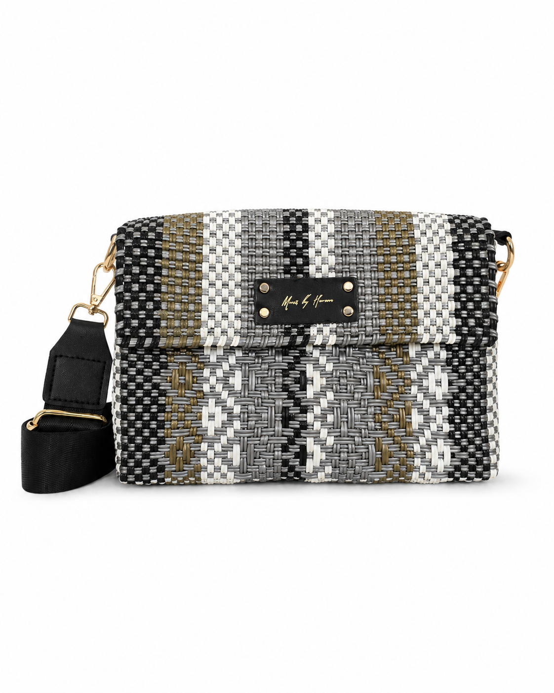 Mavis by Herrera Crossbody Bag - Black Silver