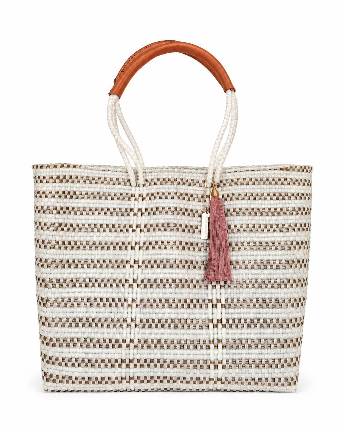 Resort Tote Bag - White Clear ivory