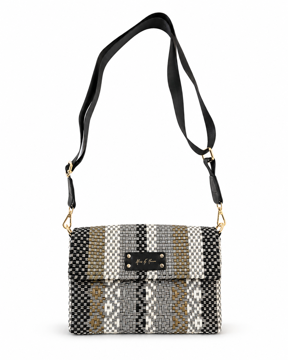 Mavis by Herrera Crossbody Bag - Black Silver