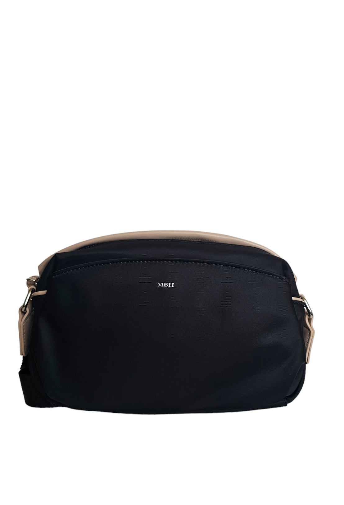 women recycled nylon crossbody bag black | Mavis by Herrera