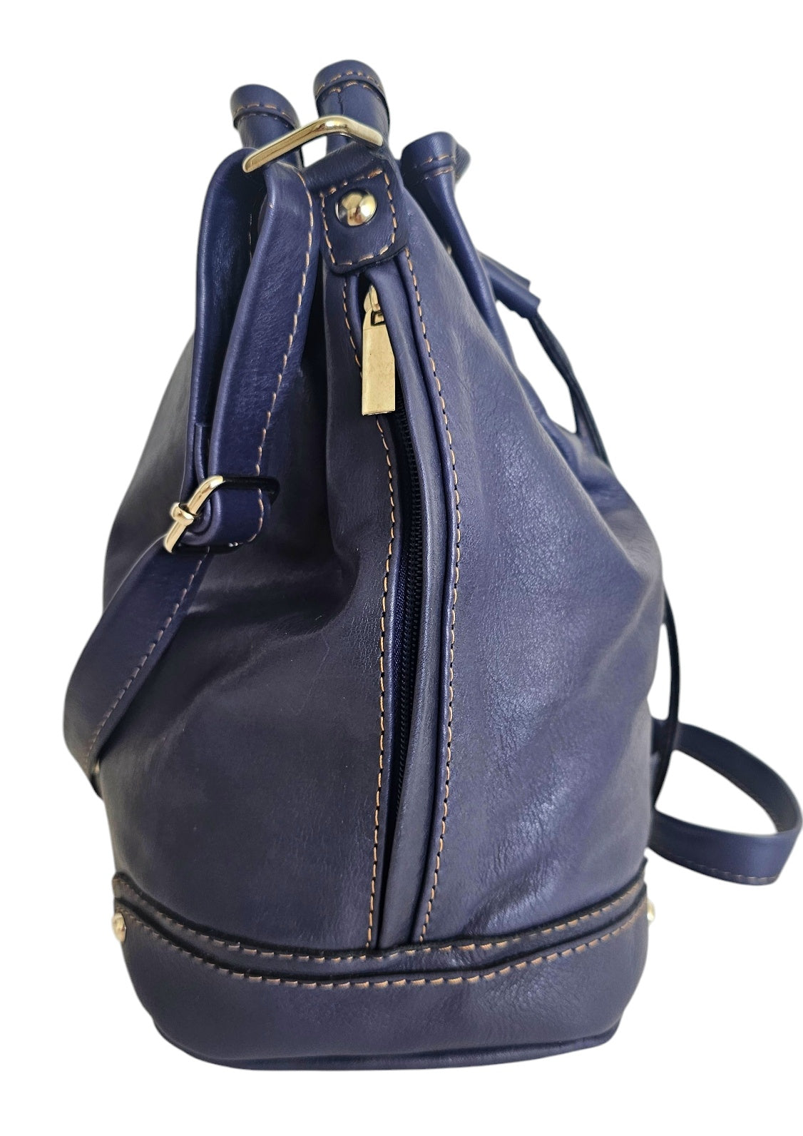 The Mare Bucket Crossbody Bag - Blue