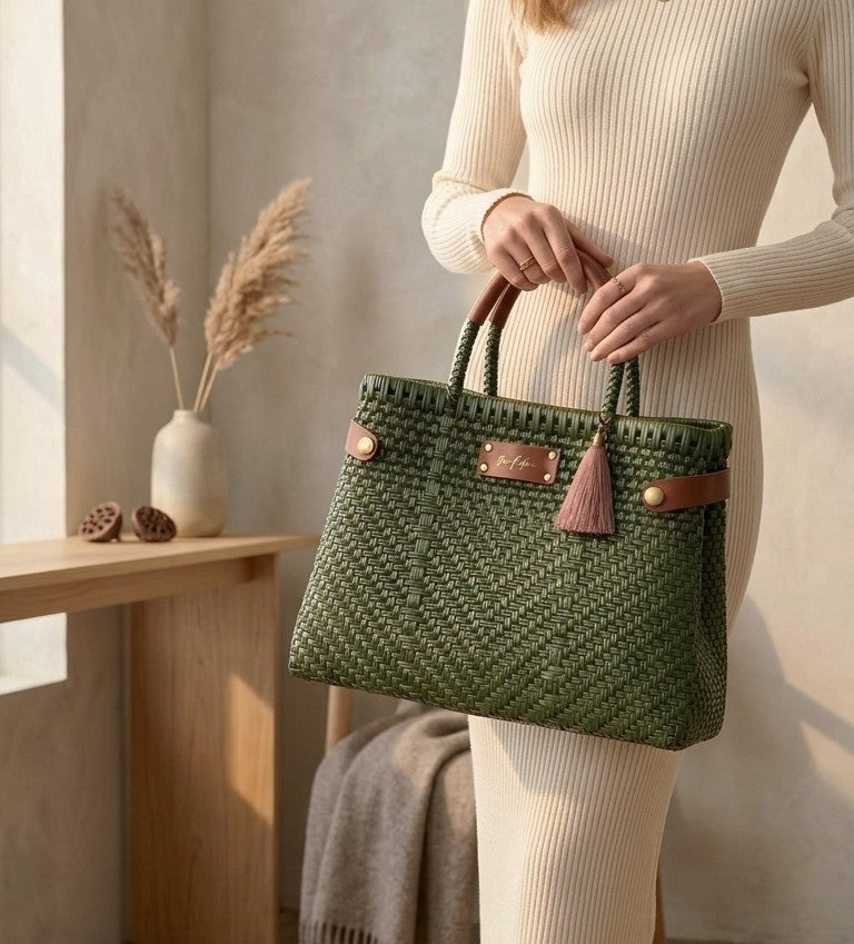 Less Pollution Convertible Handbag to Tote- Olivetta