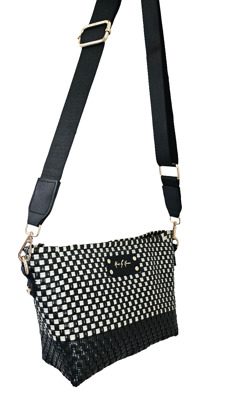 Victoria Crossbody Bag - Black Ivory