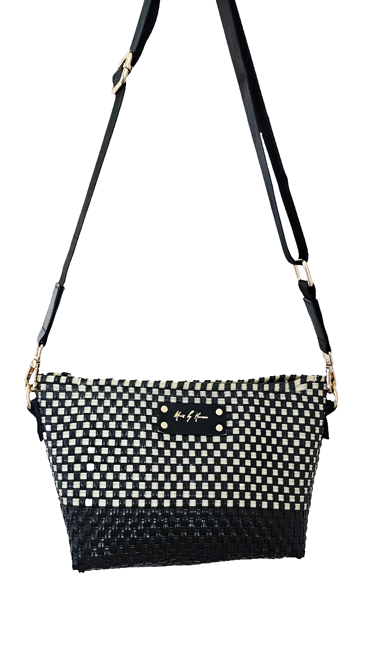Victoria Crossbody Bag - Black Ivory
