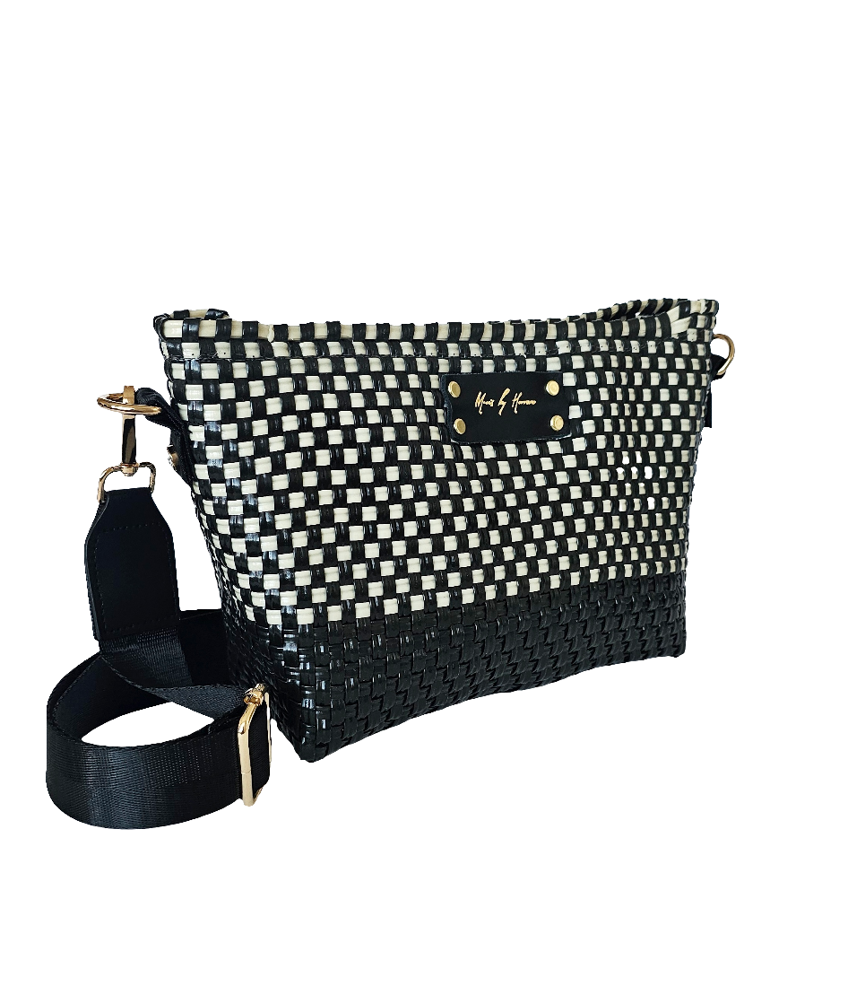 Victoria Crossbody Bag - Black Ivory