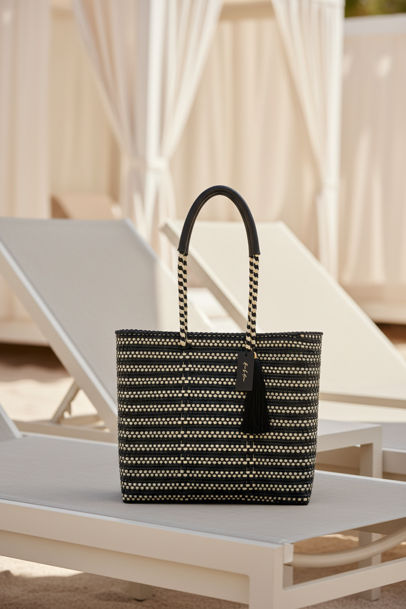 Black Ivory Tote Resort Lifestyle