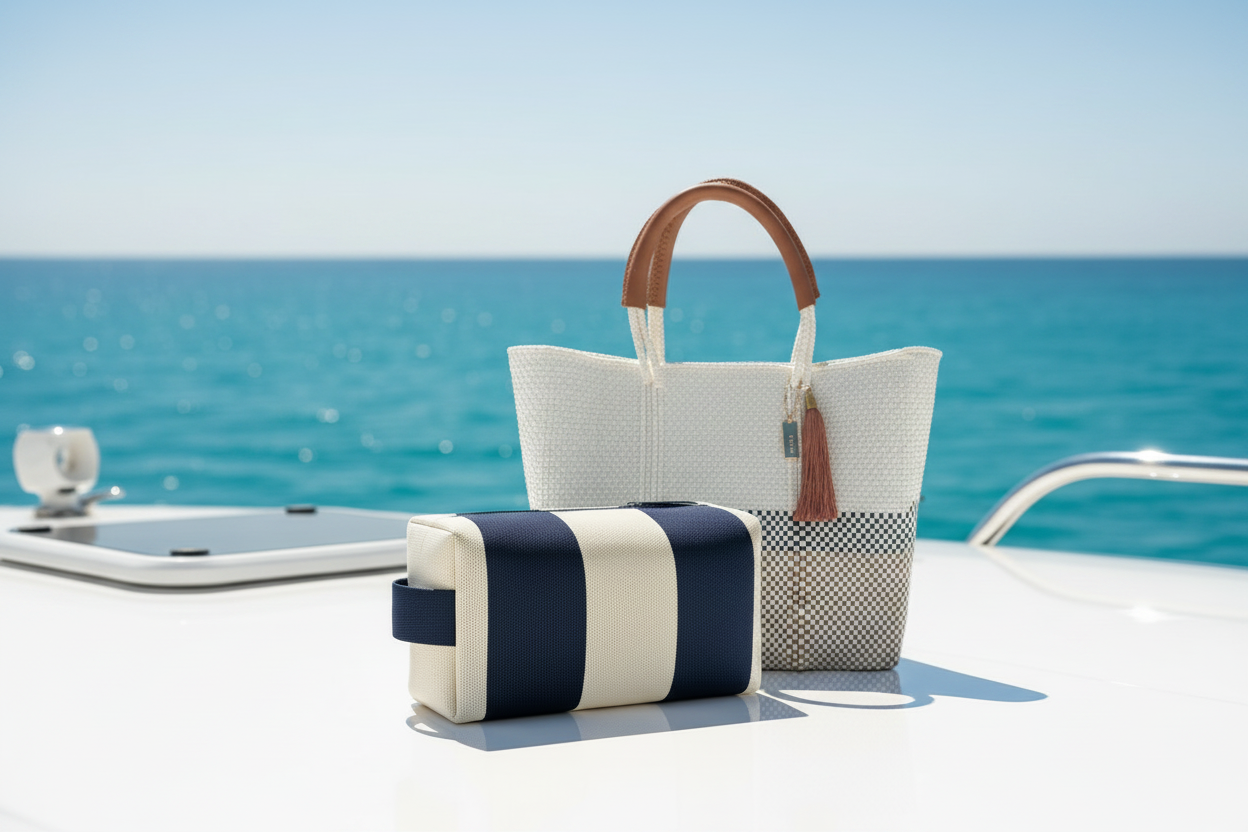 Cabana Pouch + French Riviera Tote - Yacht Hero