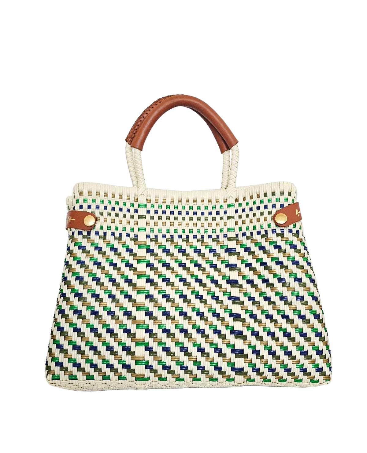 Less Pollution Convertible Handbag to Tote – Evergreen Coast — artisan-made convertible handbag and tote by Mavis by Herrera