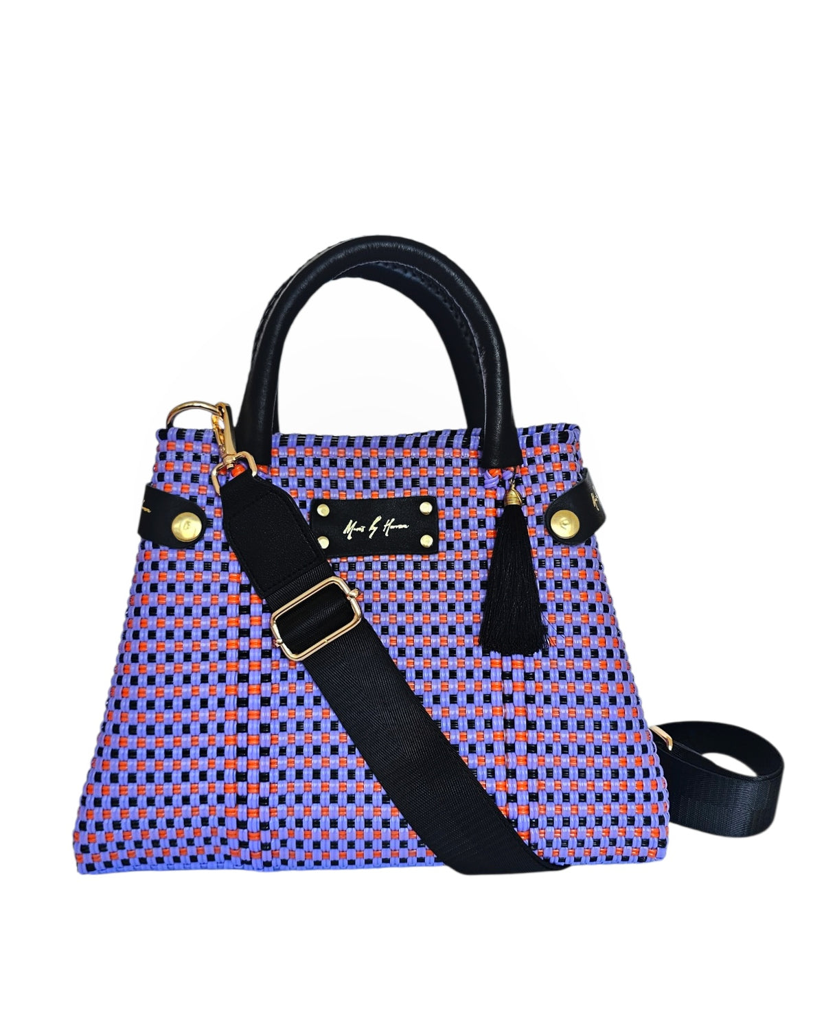 Mini Less Pollution Convertible Crossbody Bag – Lilac Breeze — handwoven crossbody bag by Mavis by Herrera