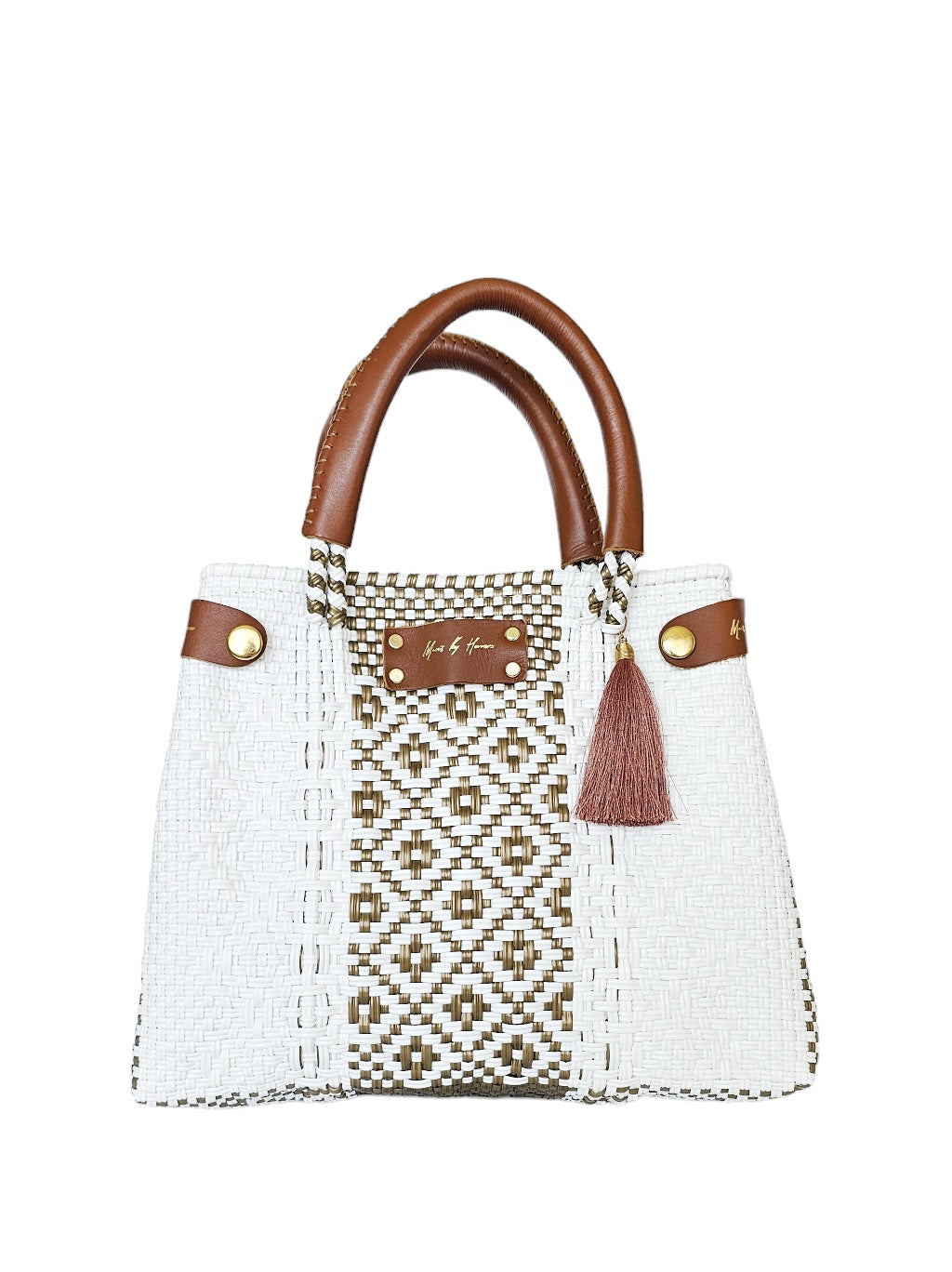 Mini Less Pollution Crossbody Bag – Glow Gold — handwoven crossbody bag by Mavis by Herrera