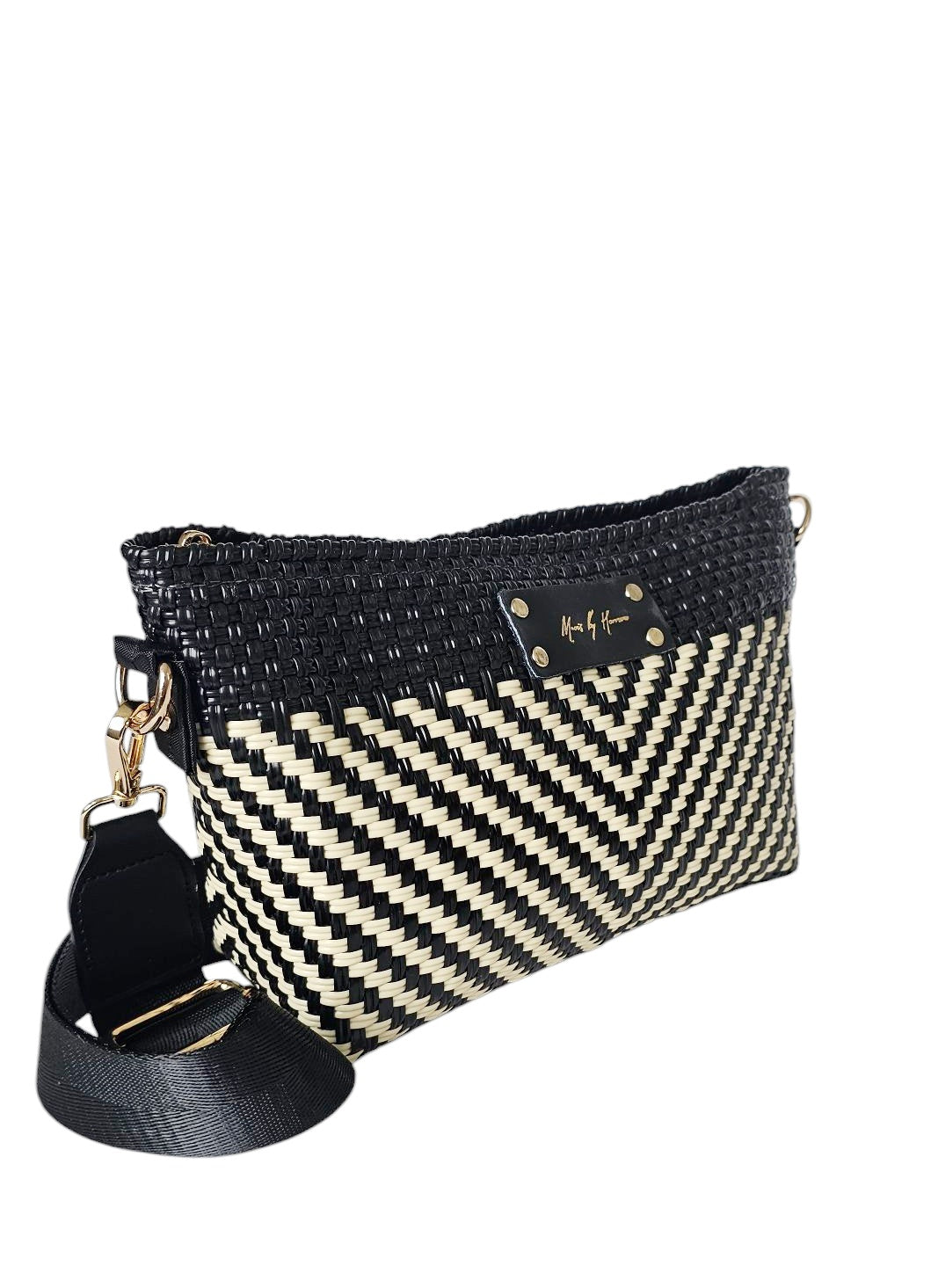 Victoria Crossbody Bag - Luxe Ivory Black