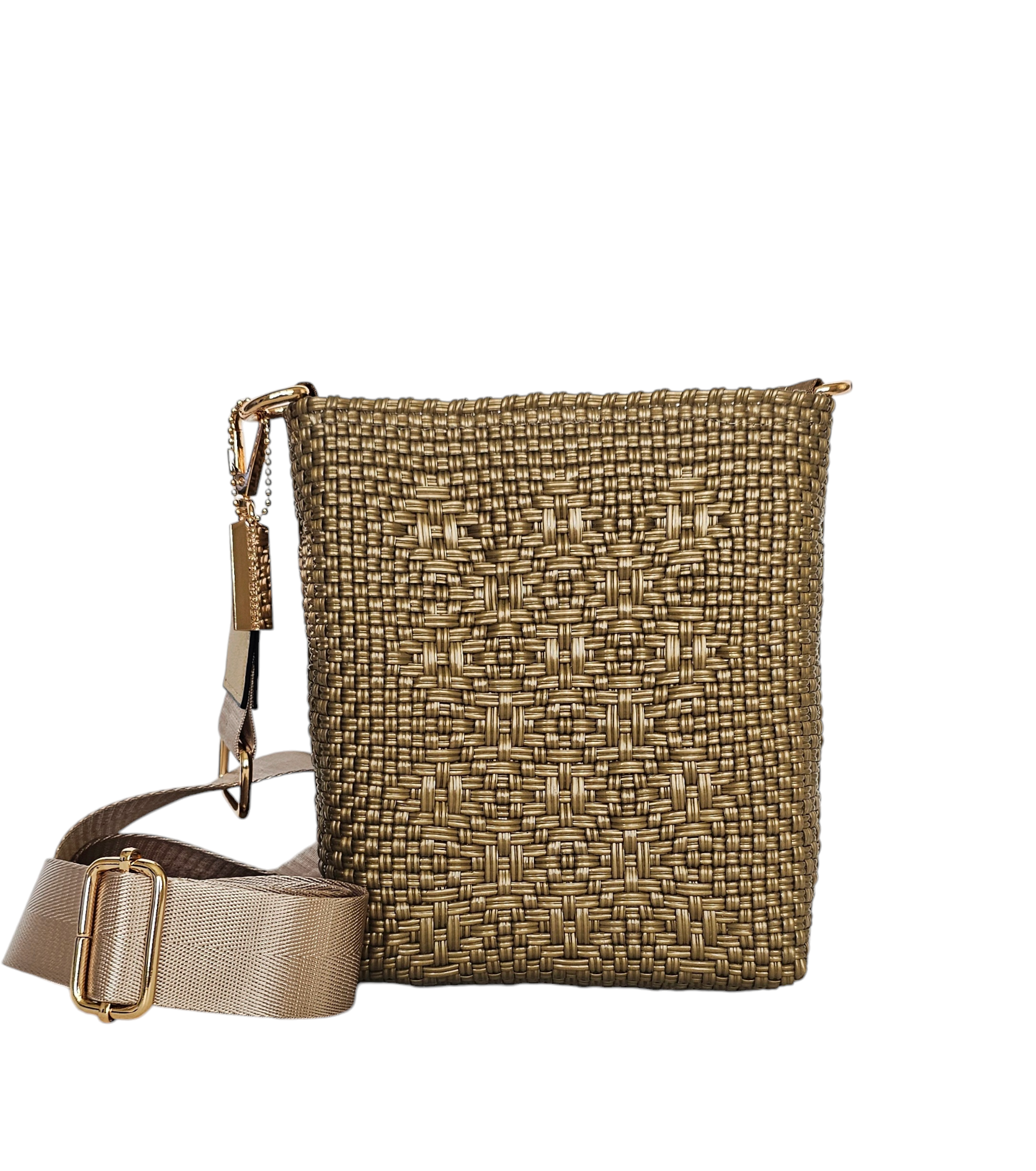 mini crossbody gold with strap