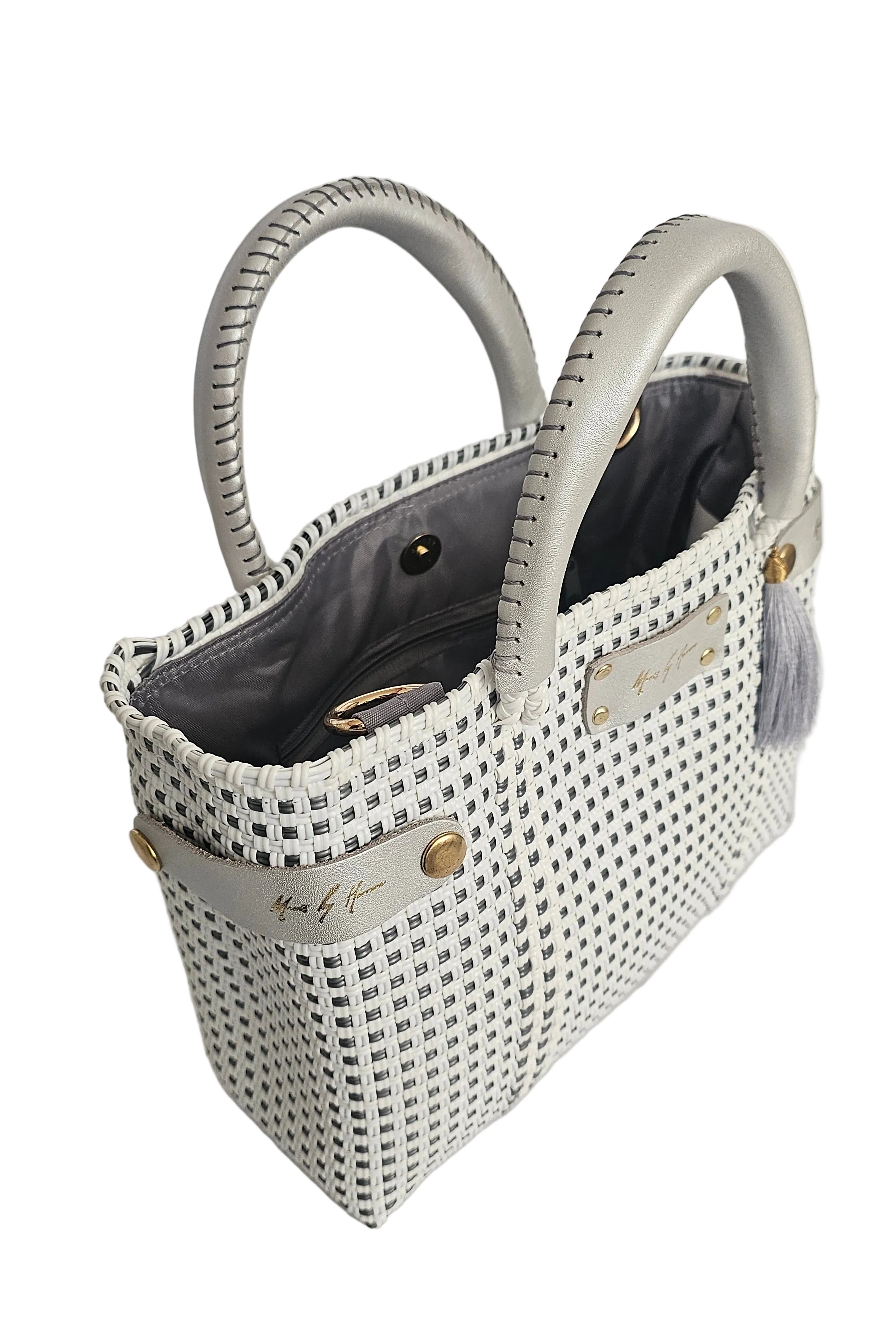 Mini Less Pollution Convertible Crossbody Bag - Coastal Silver