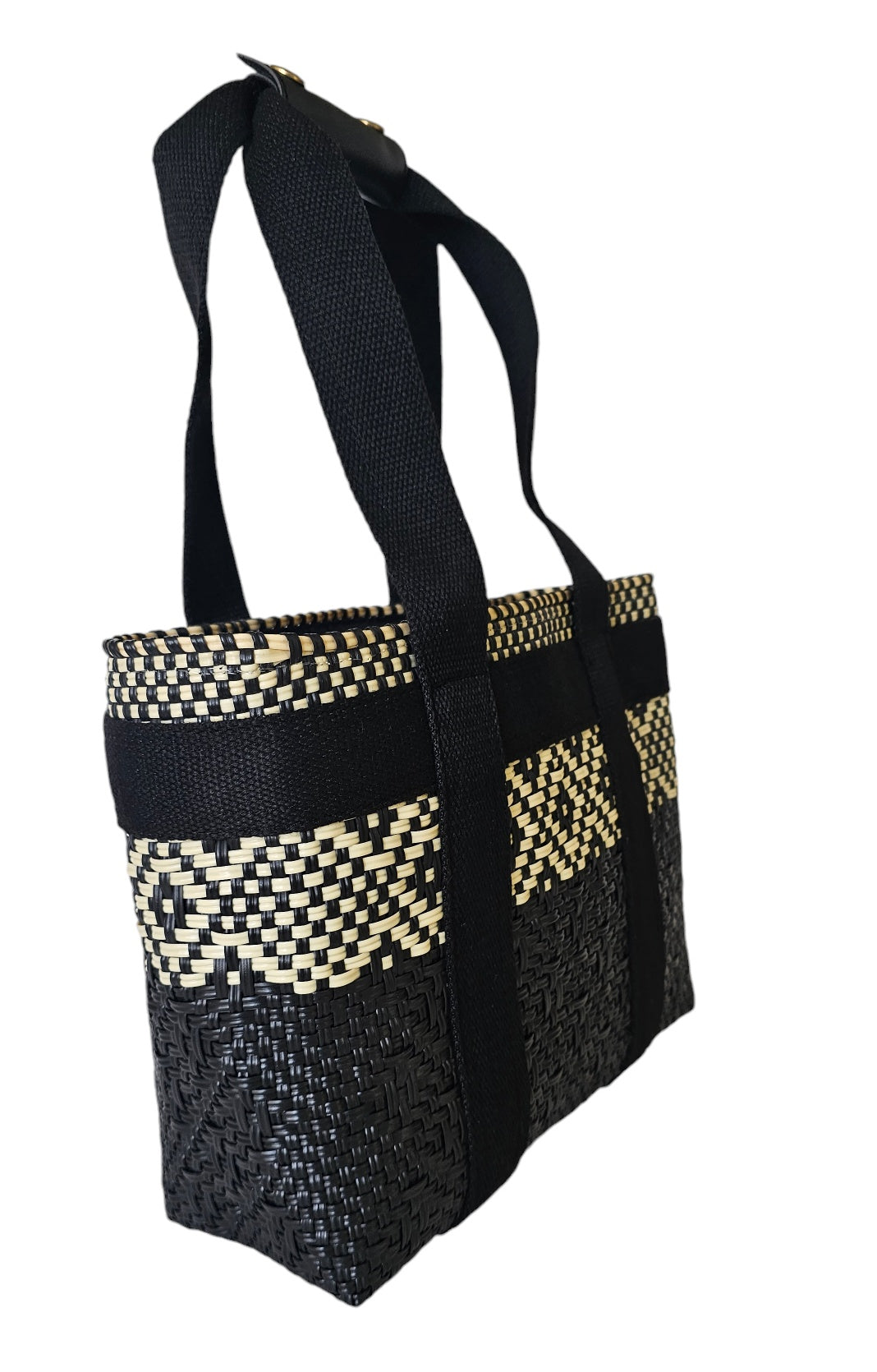 Chic Mini Tote Bag - Black Ivory