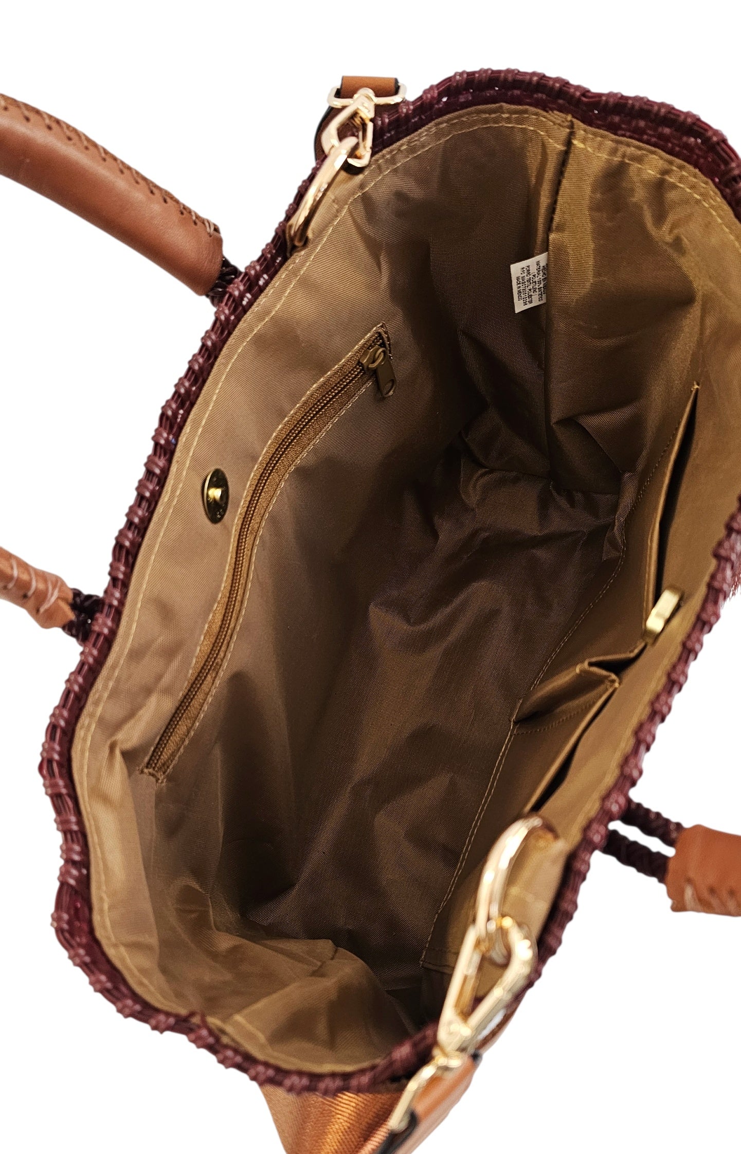 Mini Less Pollution Crossbody Bag - Burgundy