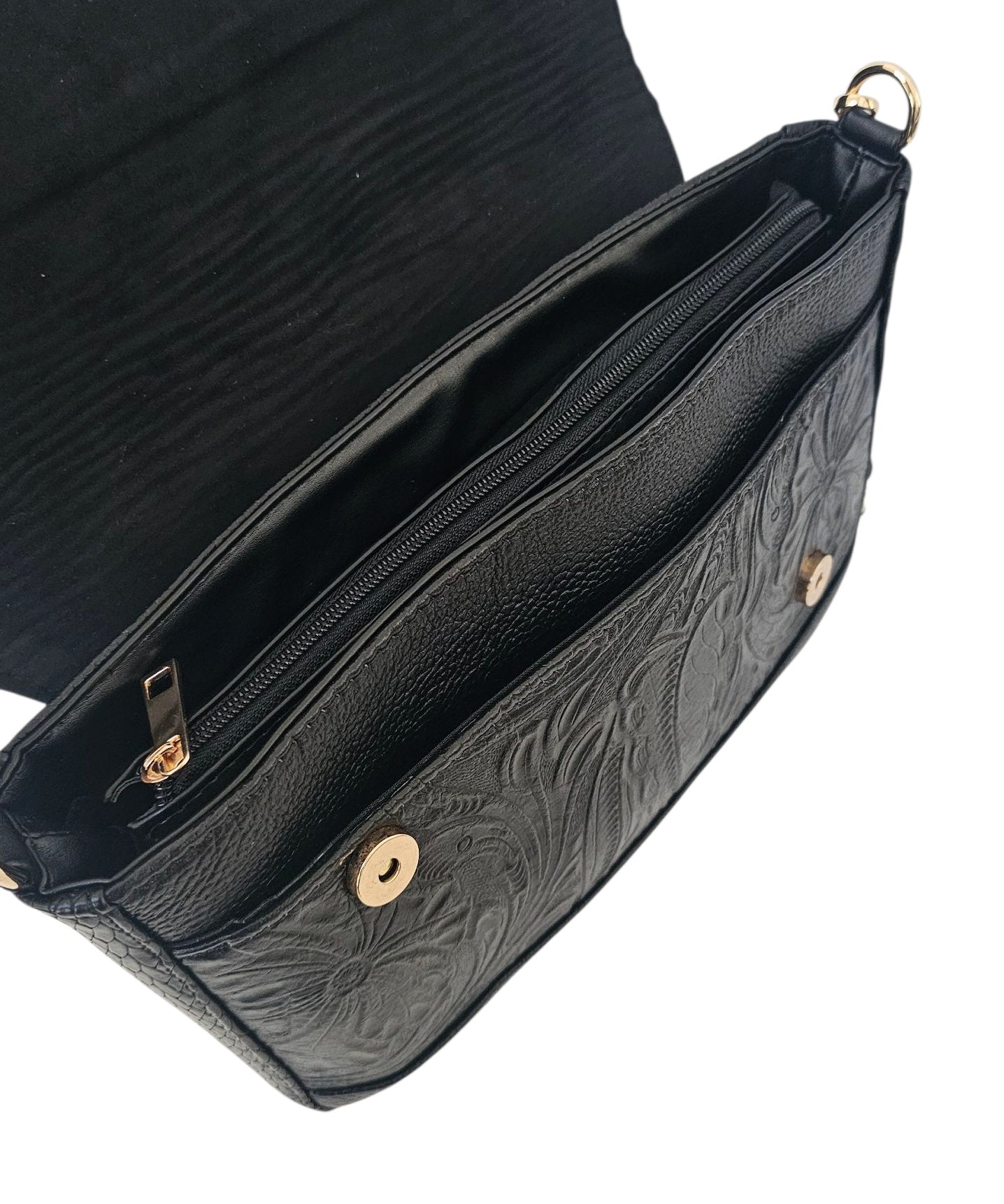 The Marquesa Crossbody Bag - Black