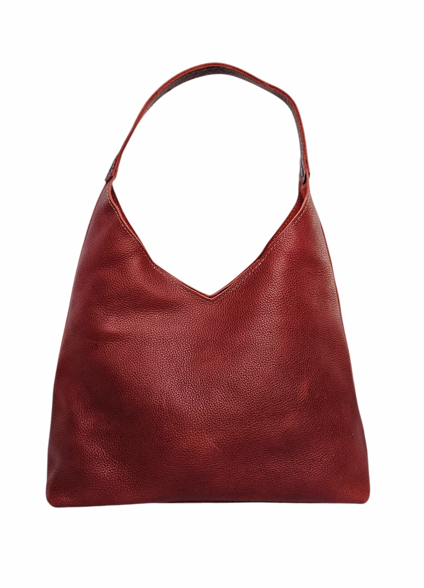 The Verona Classic Shoulder Bag - Mahogany
