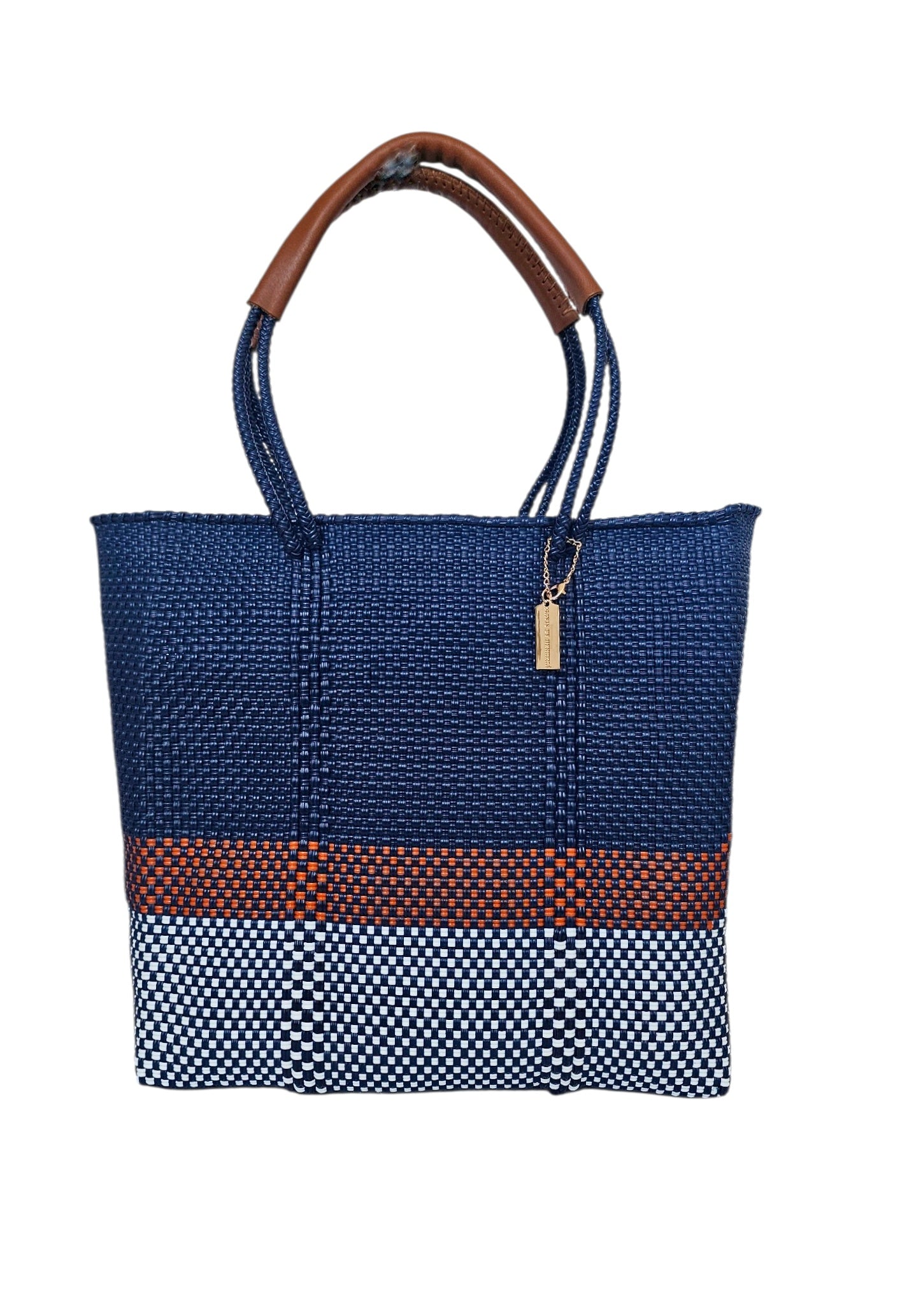 French Riviera Resort Tote Bag - Azure | Artisan Handwoven Tote