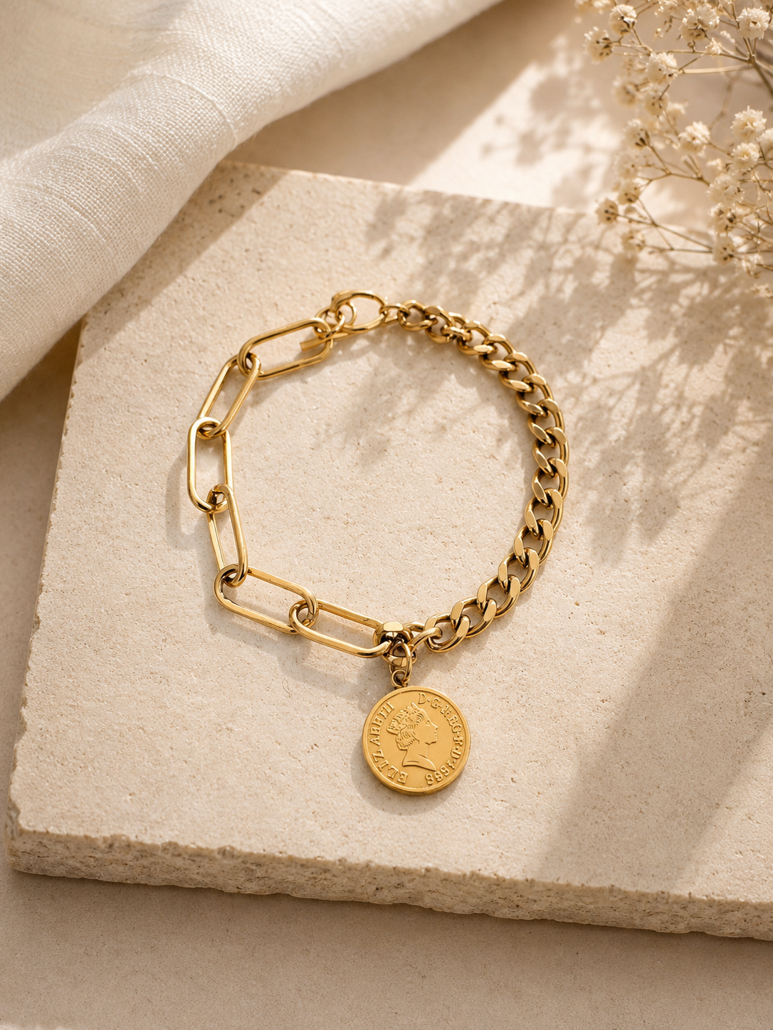 The Coin Charm Bracelet