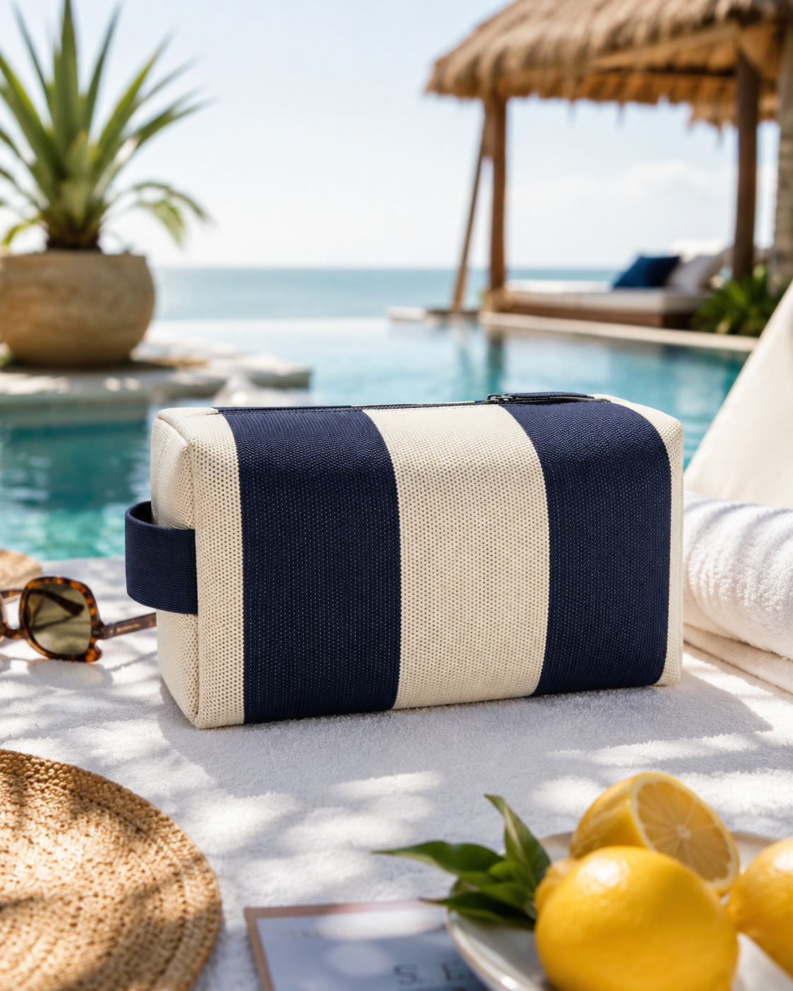 Cabana Zip Pouch – Travel, Makeup & Everyday Bag