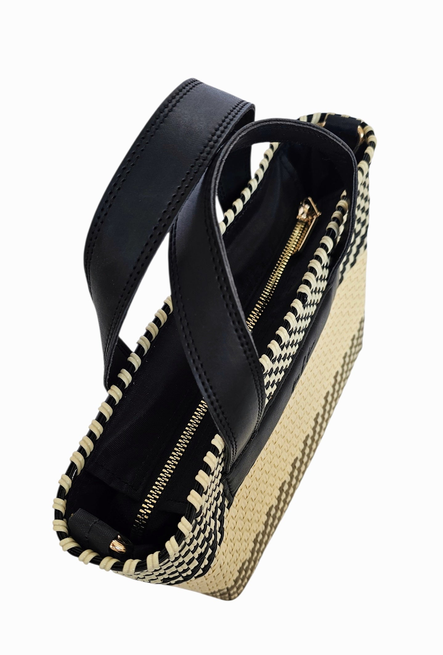 The Riviera Crossbody Tote - Ivory Reverie