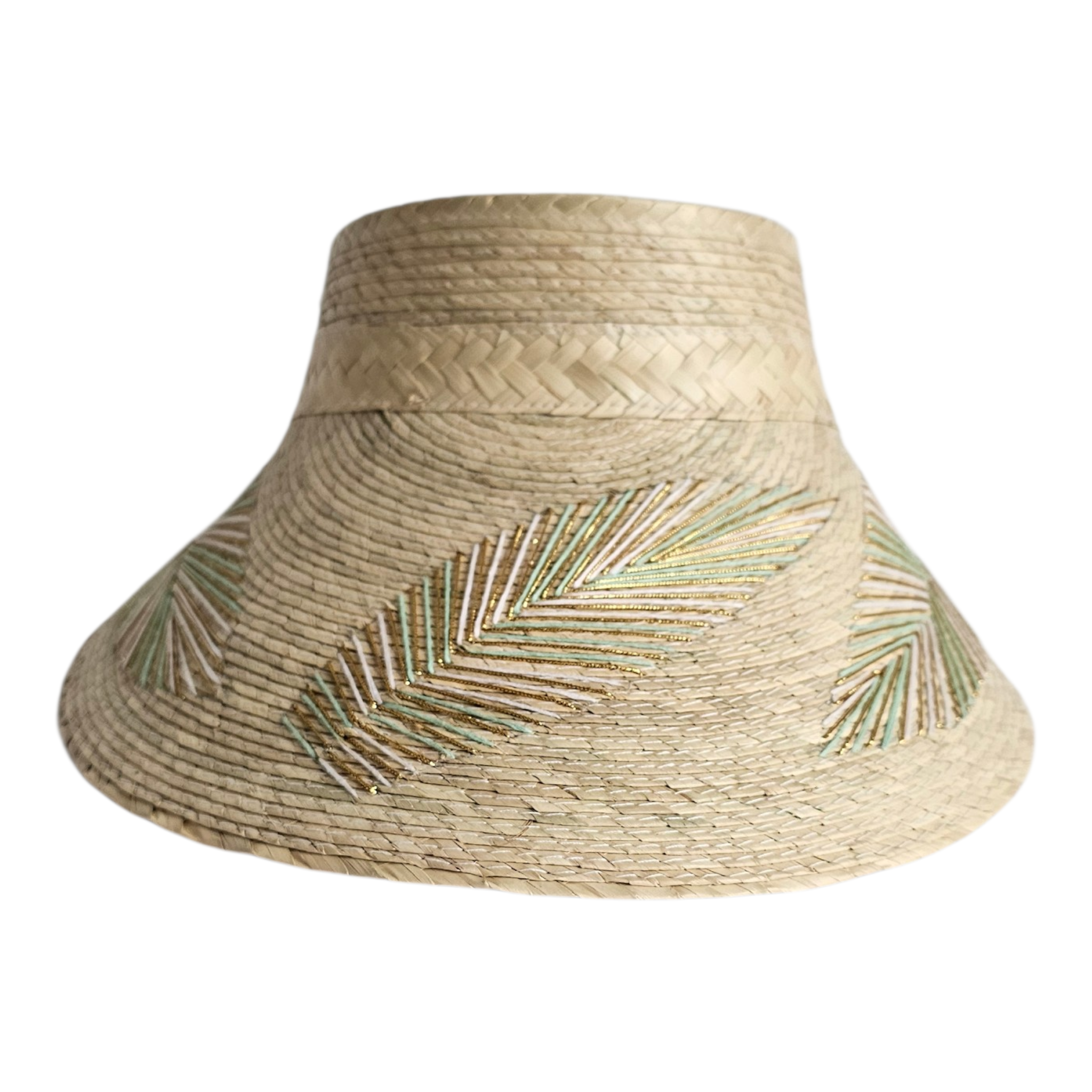 Cabana Embroidered Visor - Turquoise