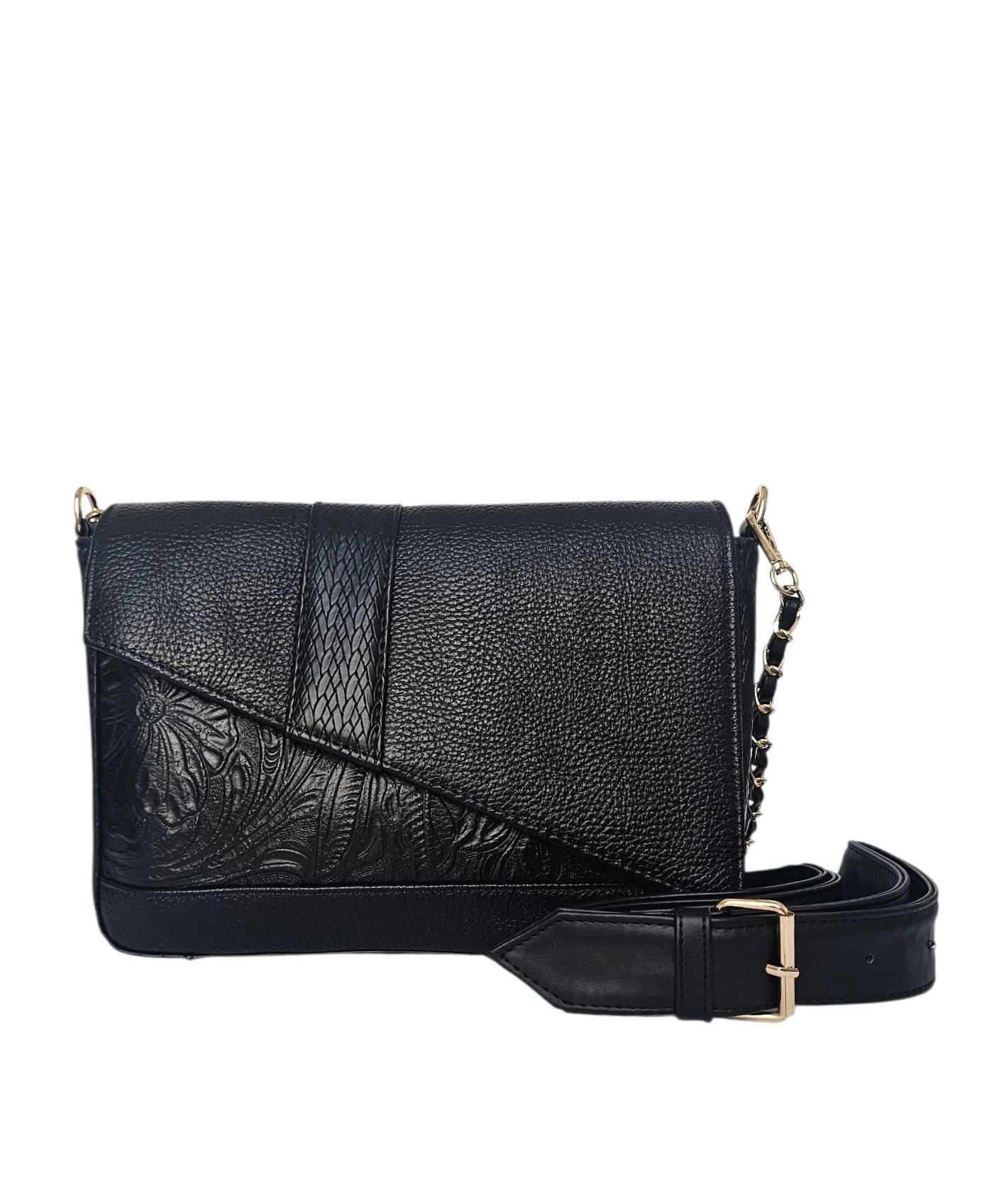 The Marquesa Crossbody Bag - Black