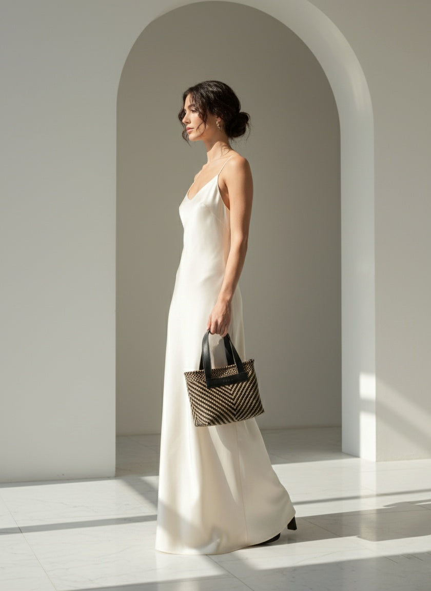 The Signature Crossbody - Black Gold