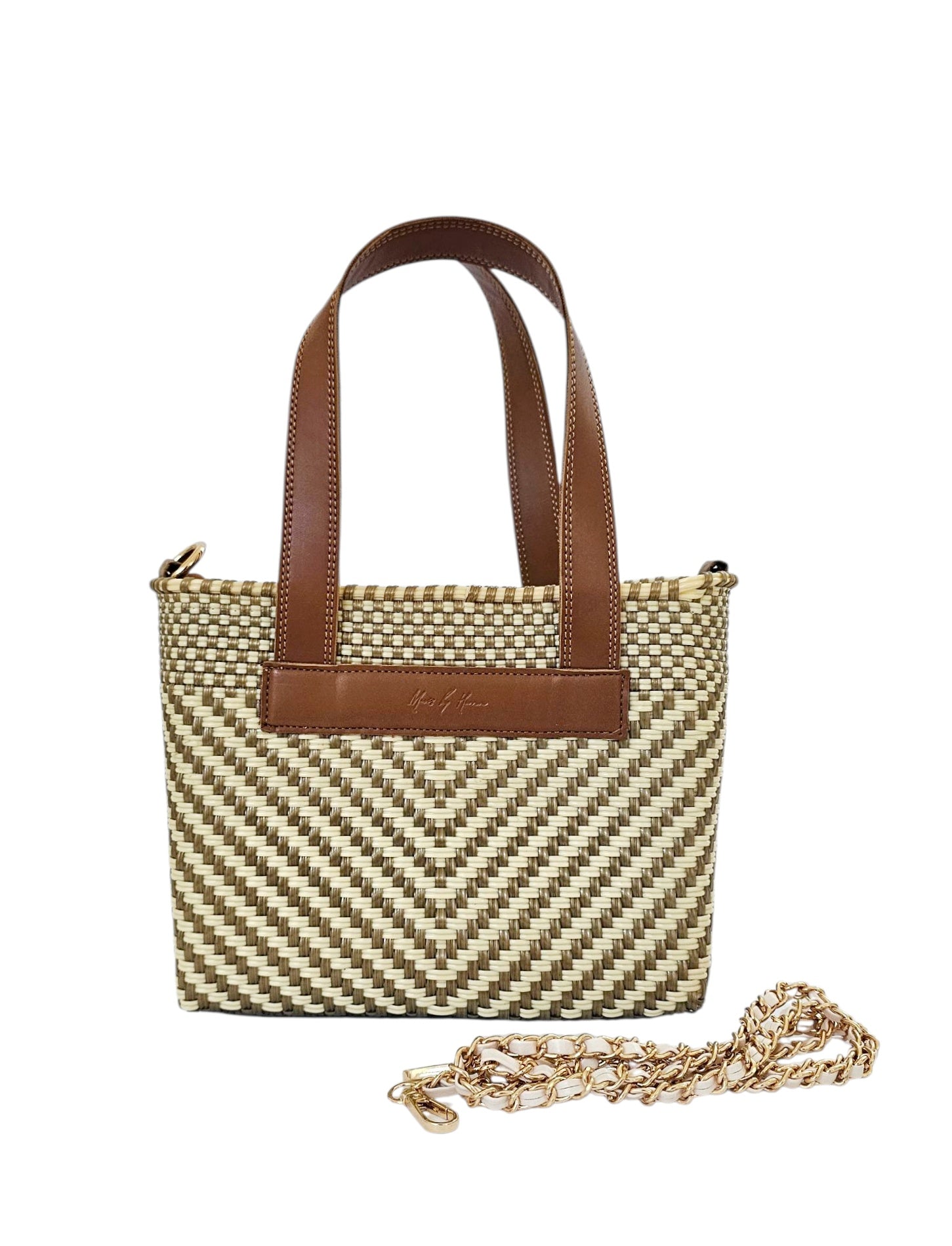 The Riviera Crossbody Tote - Ivory Luxe