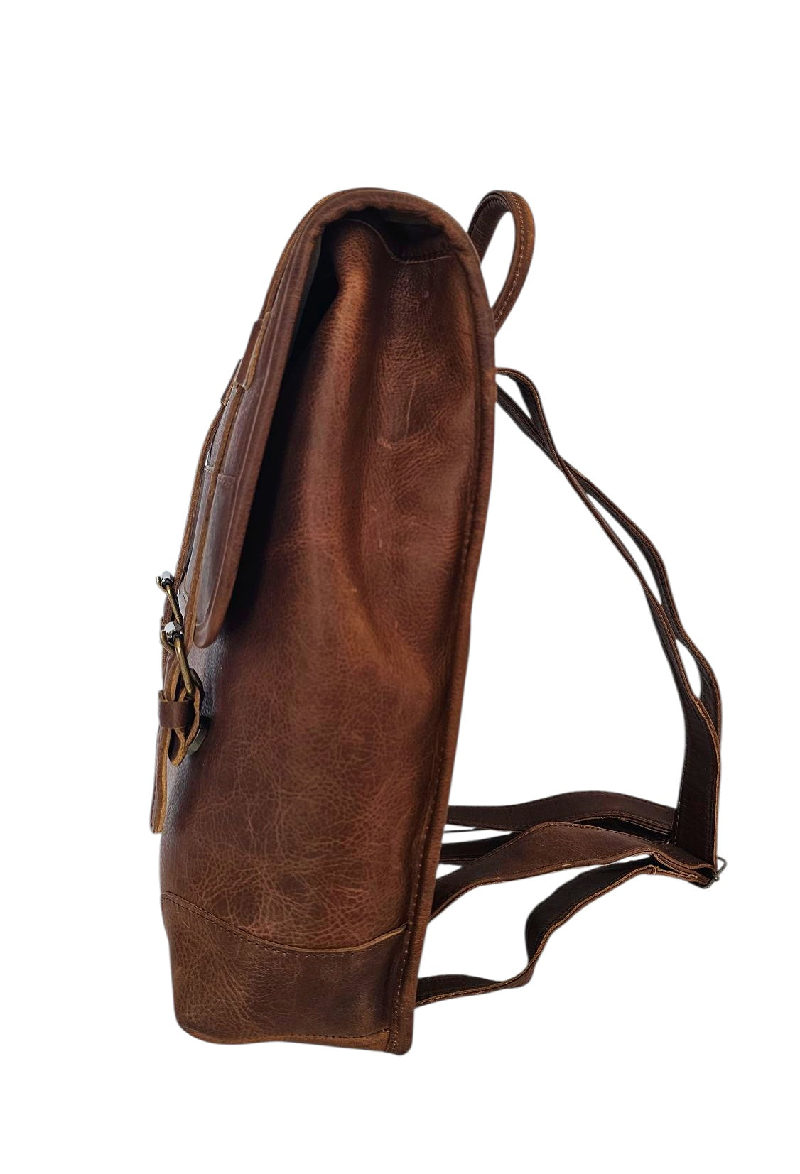 The Ferrano Leather Backpack - Brown
