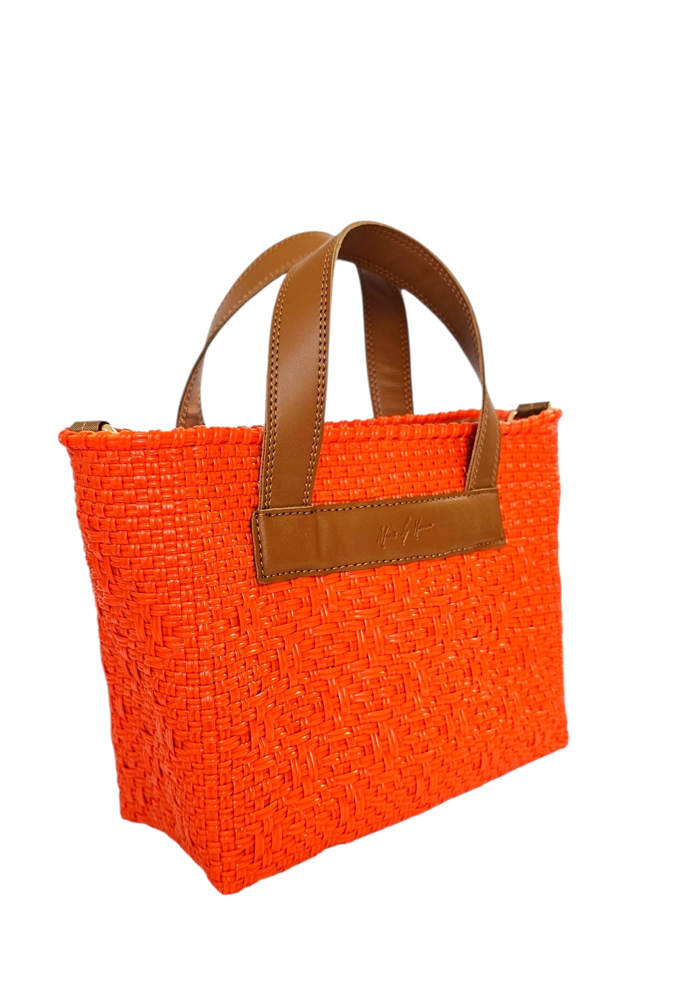 The Riviera Crossbody Tote - Aperol