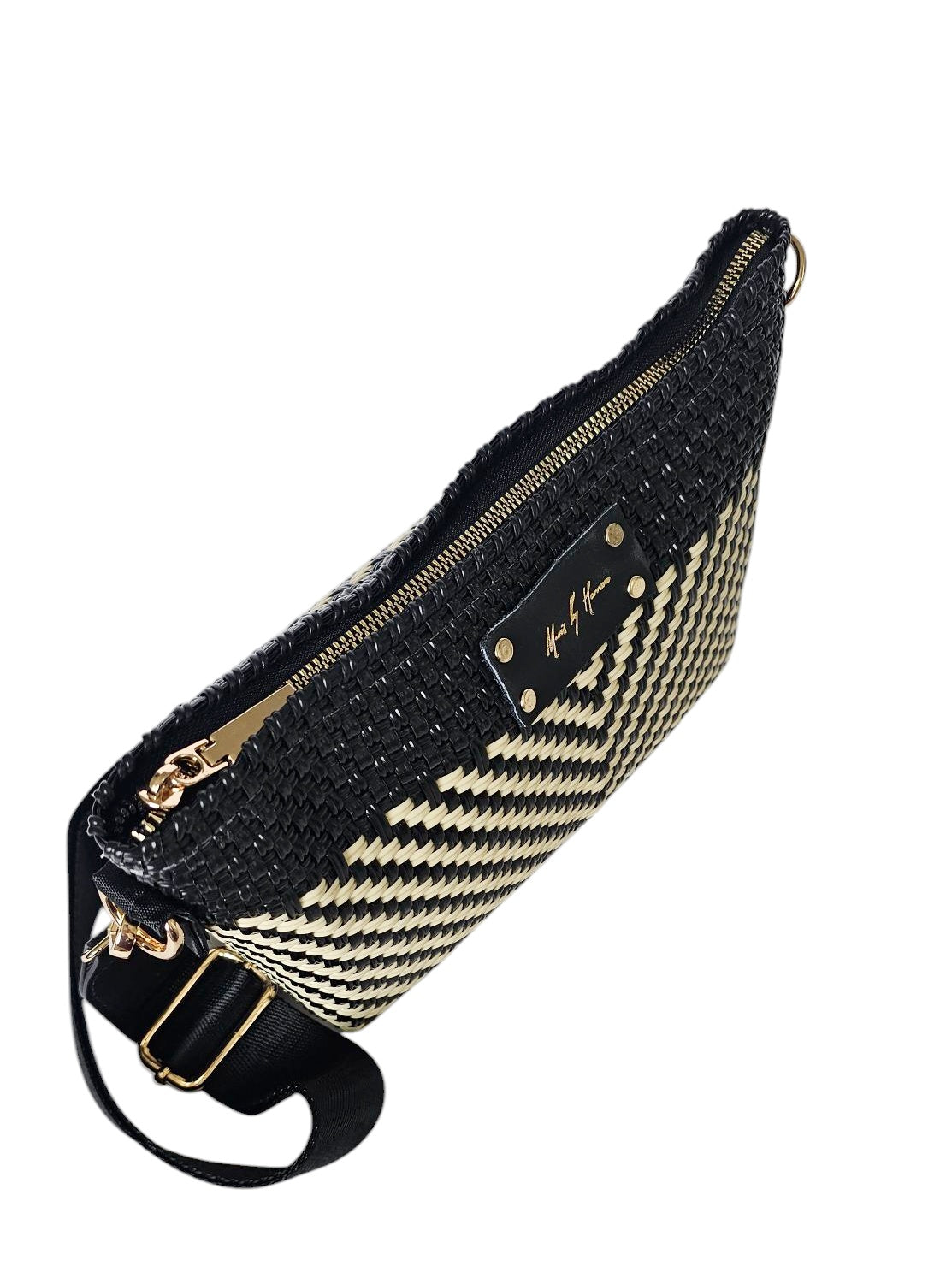 Victoria Crossbody Bag - Luxe Ivory Black