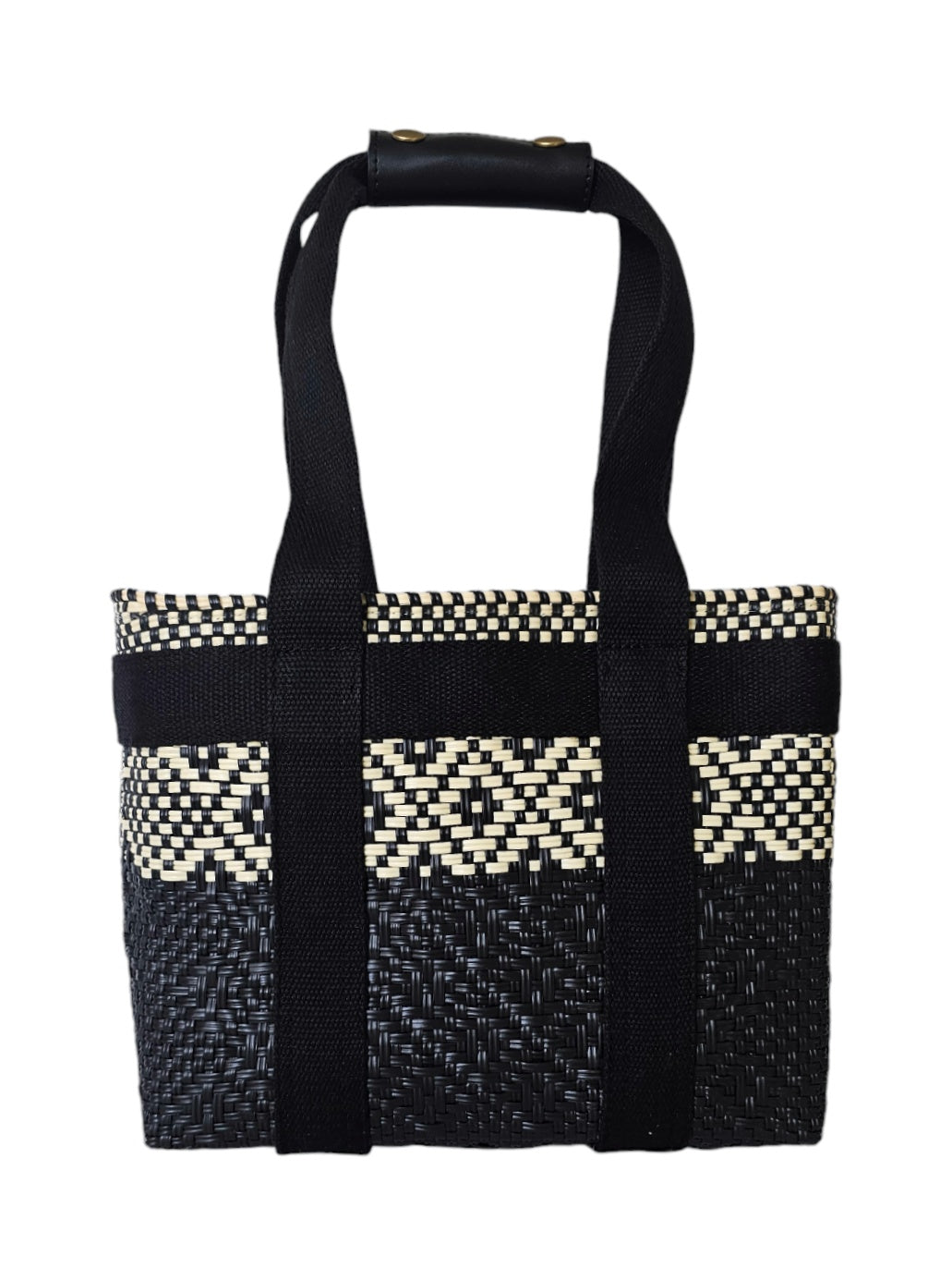 Chic Mini Tote Bag - Black Ivory