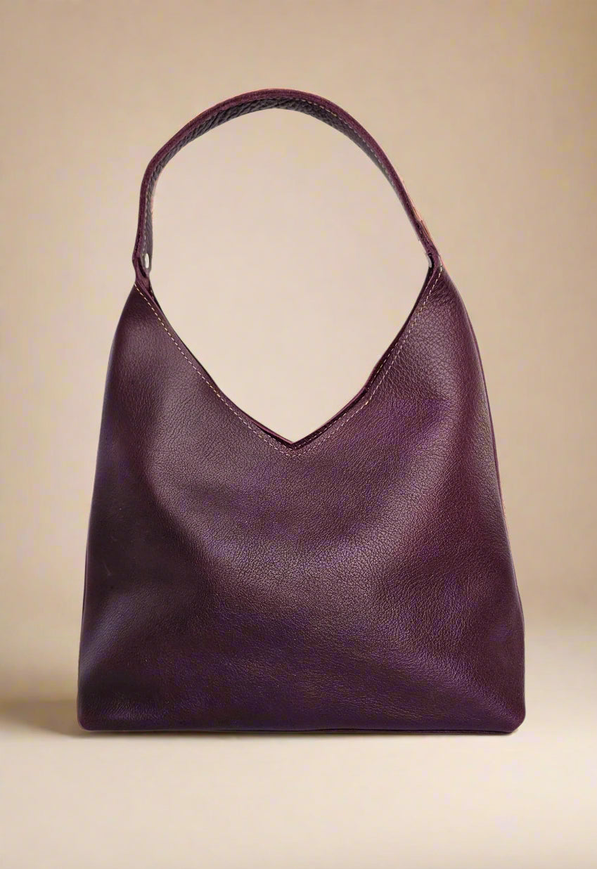 The Verona Classic Shoulder Bag - Violet
