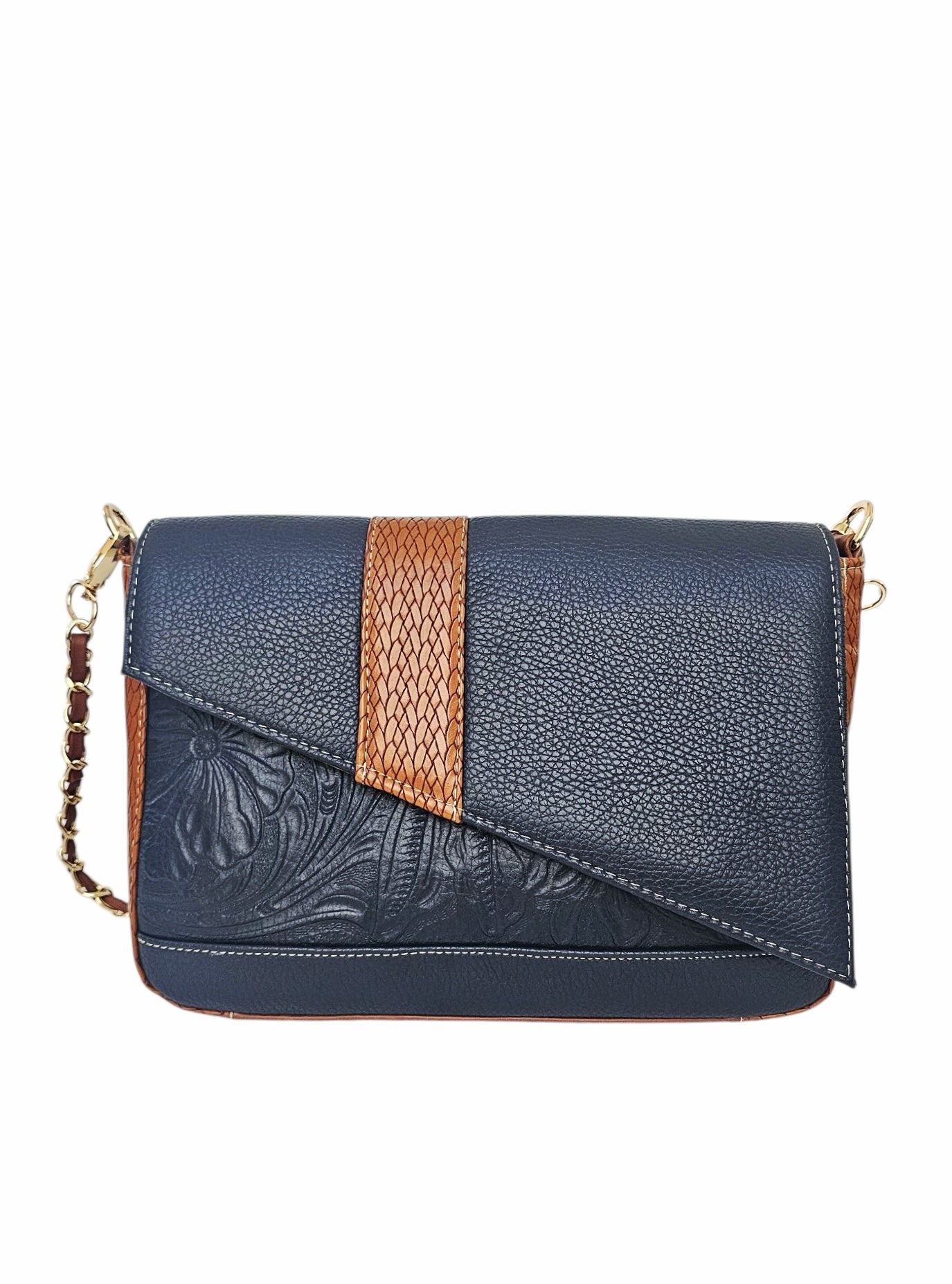 The Marquesa Crossbody Bag - Navy