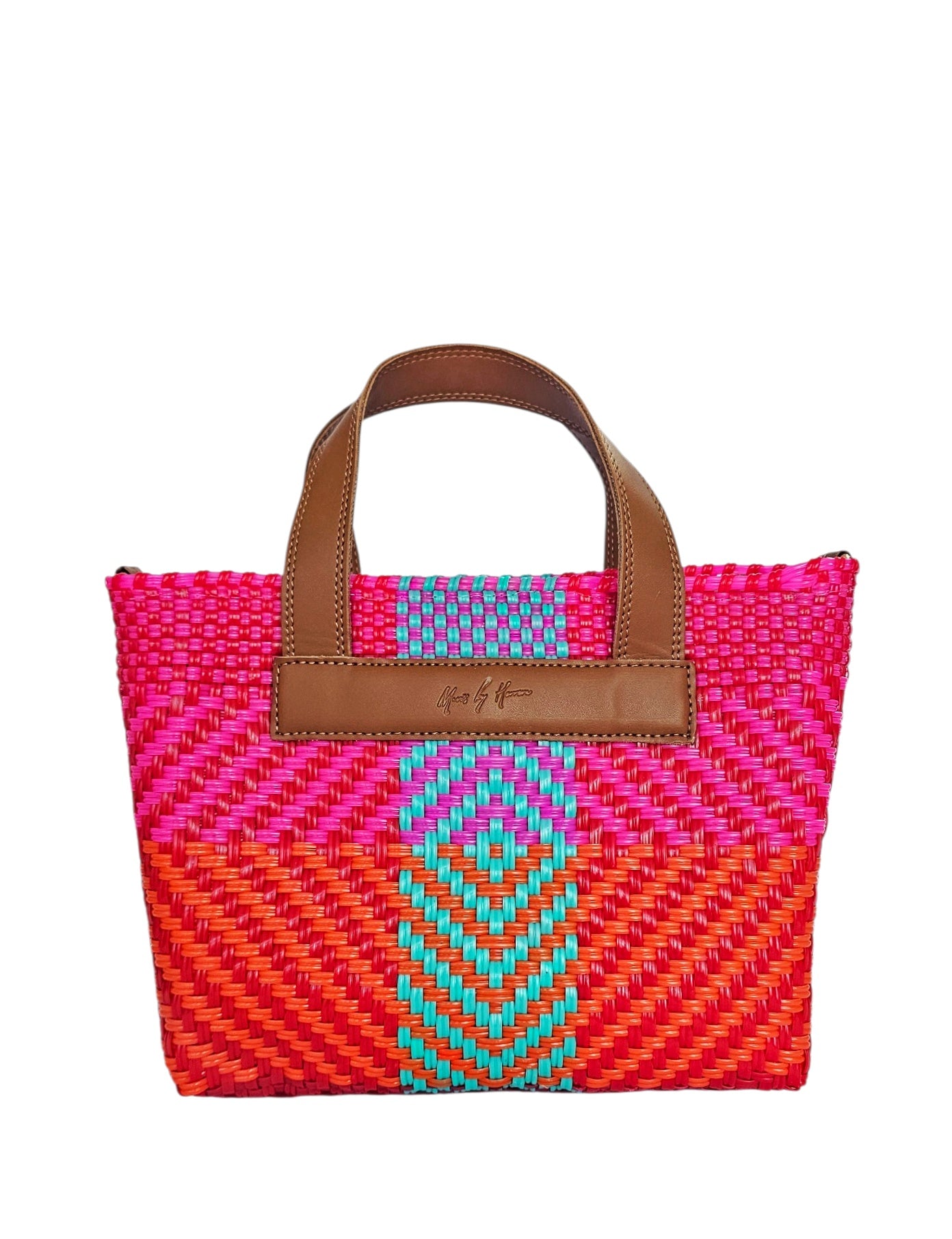 The Riviera Crossbody Tote - Baja Bright
