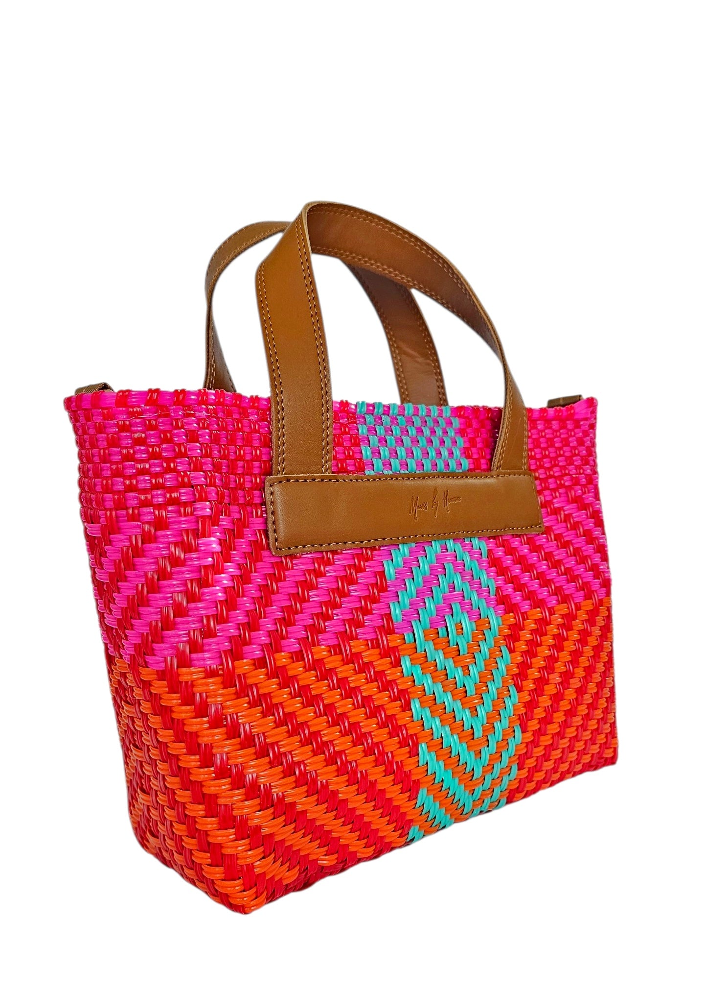 The Riviera Crossbody Tote - Baja Bright