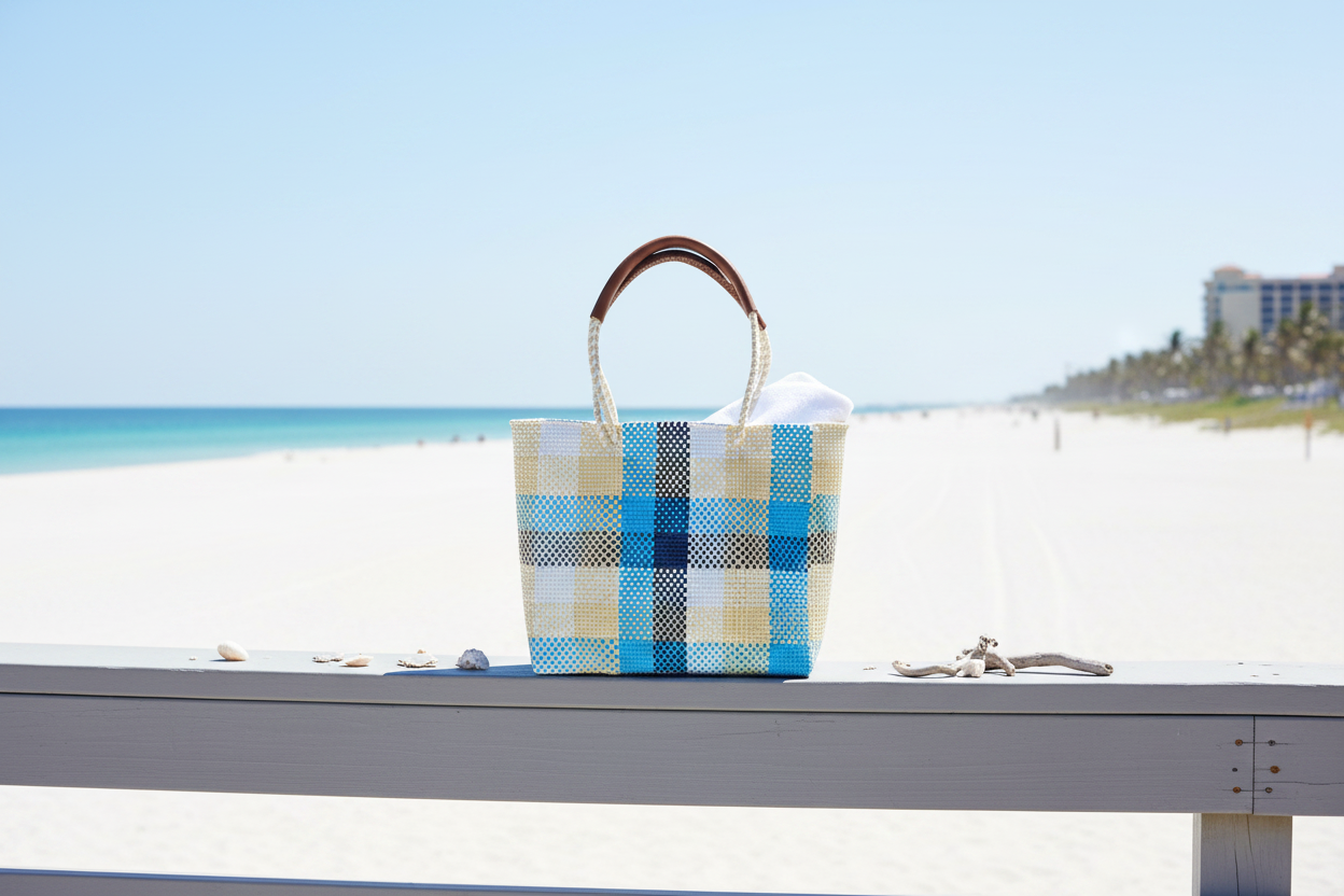 The Isla Market Tote - Beach City Daylight