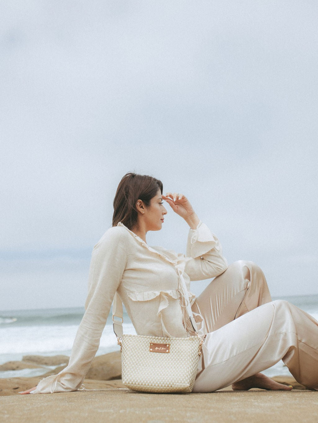 Victoria Crossbody Bag - Ivory Luxe