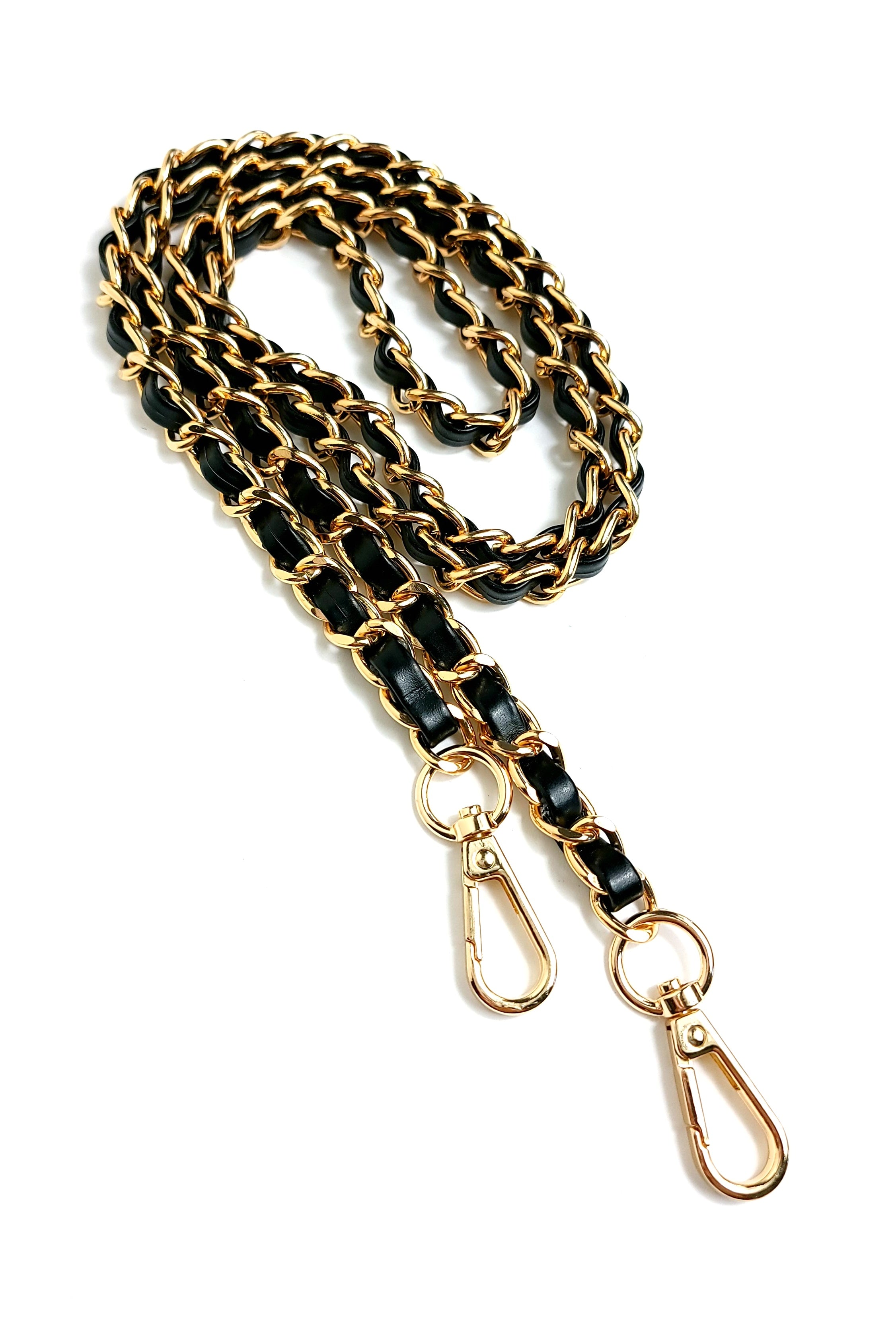 Gold metal strap for Crossbody Handbag