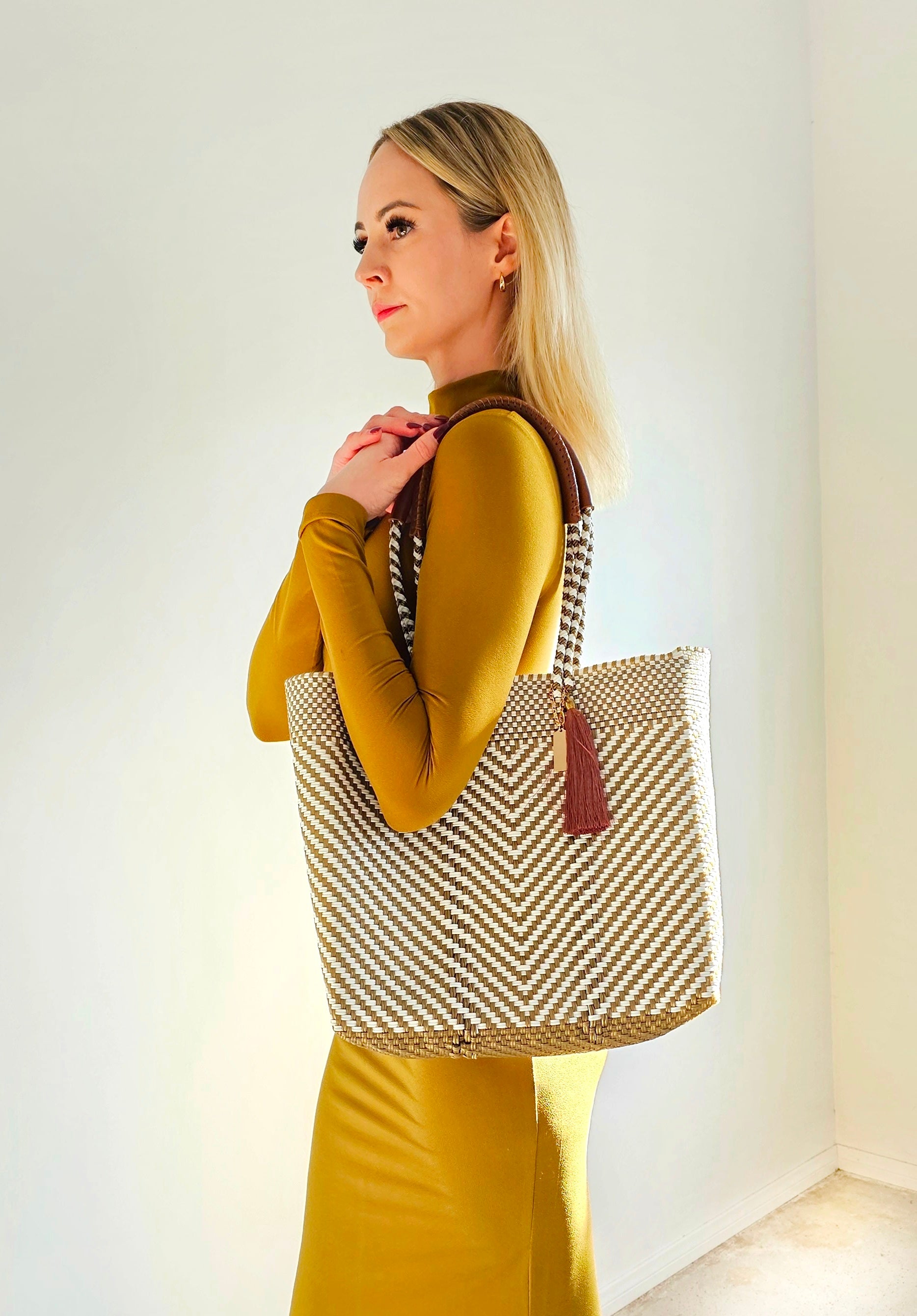 Hannah Tote Bag - Ivory Luxe